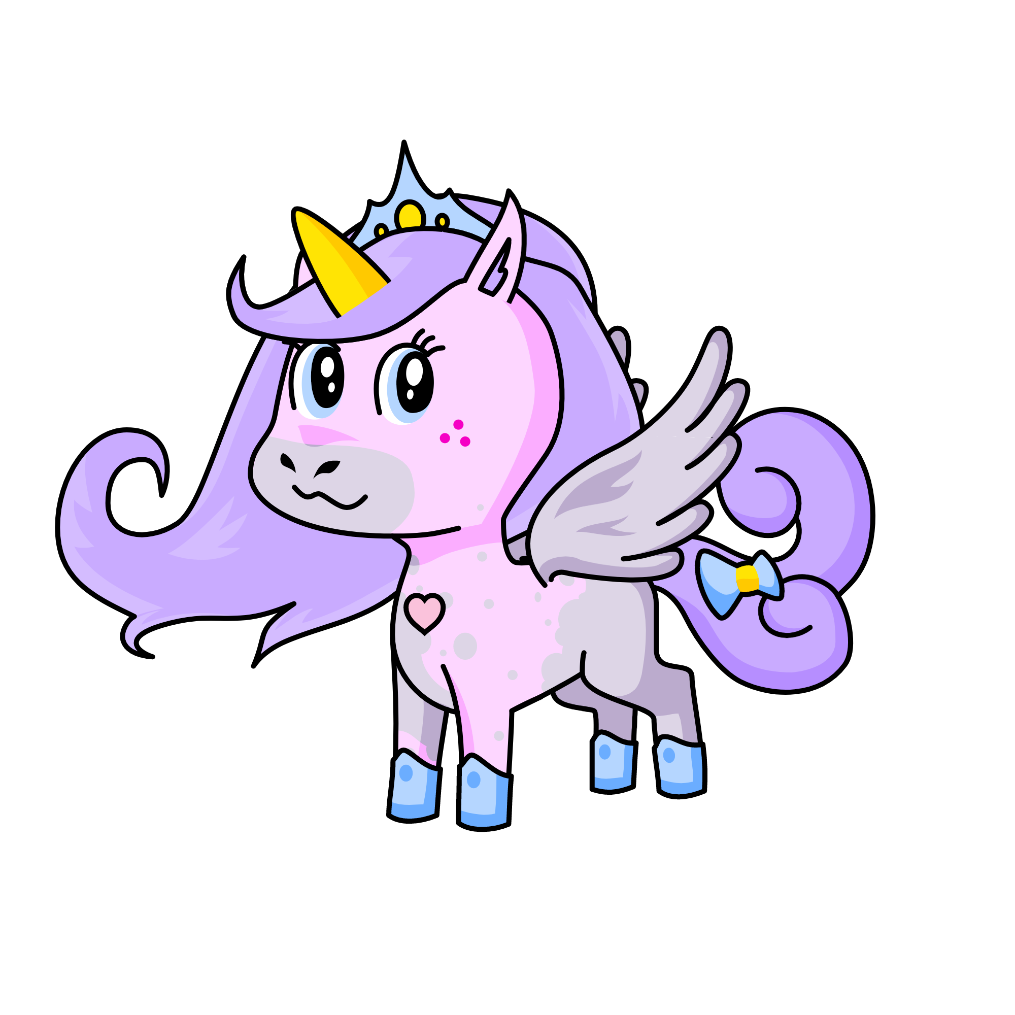 Angel/ She is a angel and her name is Angel, the unicorn