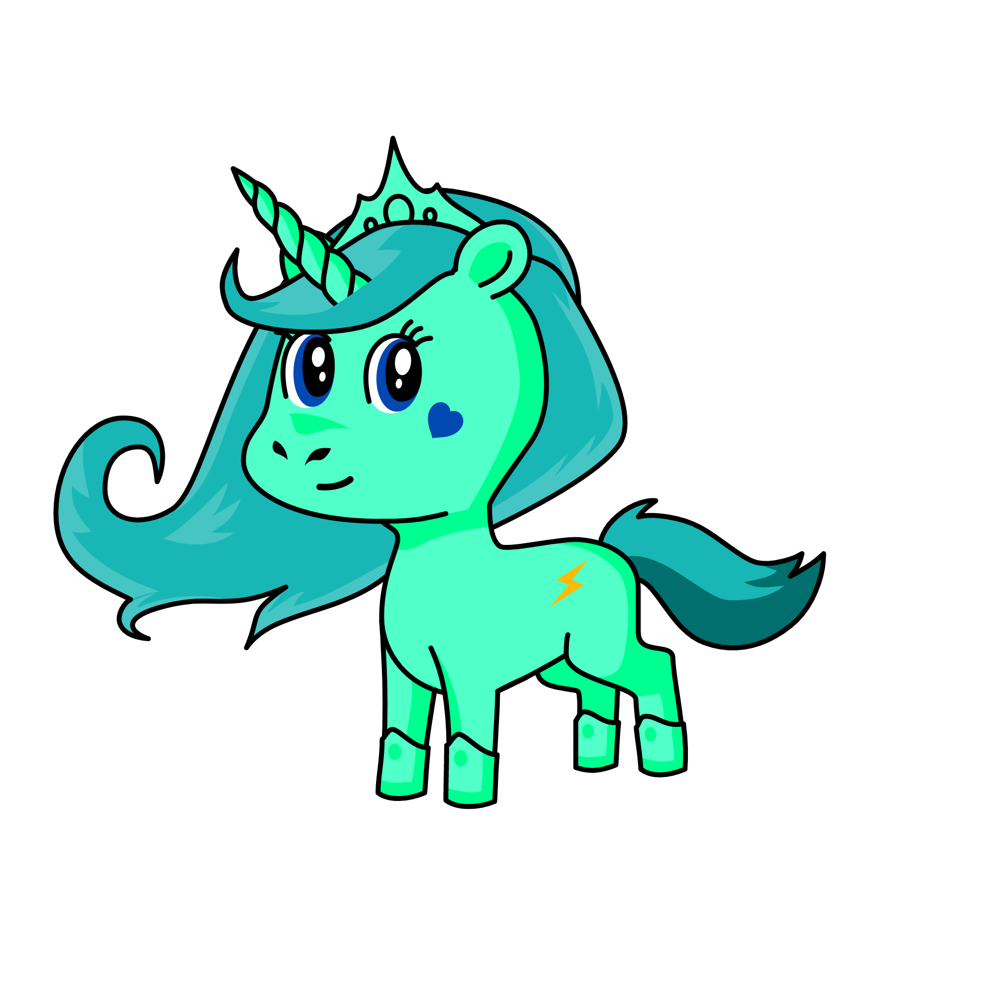 dinamite, the unicorn