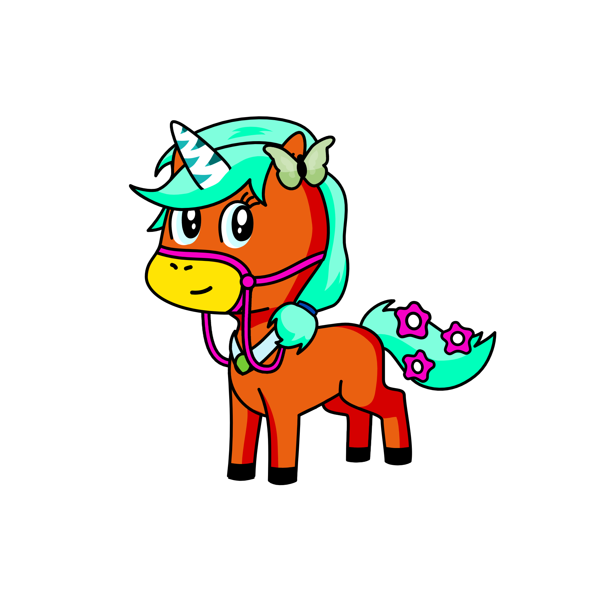 snowy, the unicorn