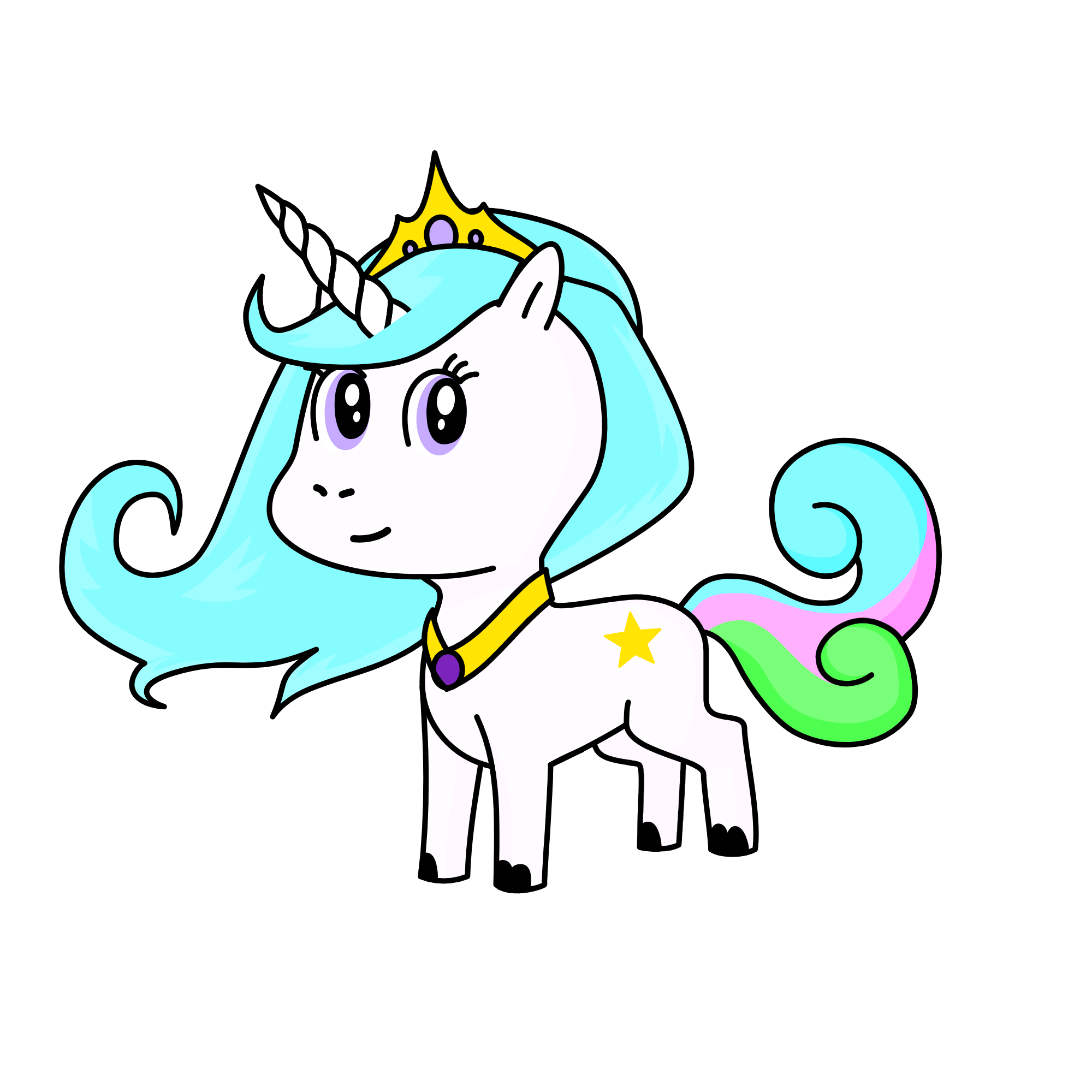 Princess Celestia, the unicorn