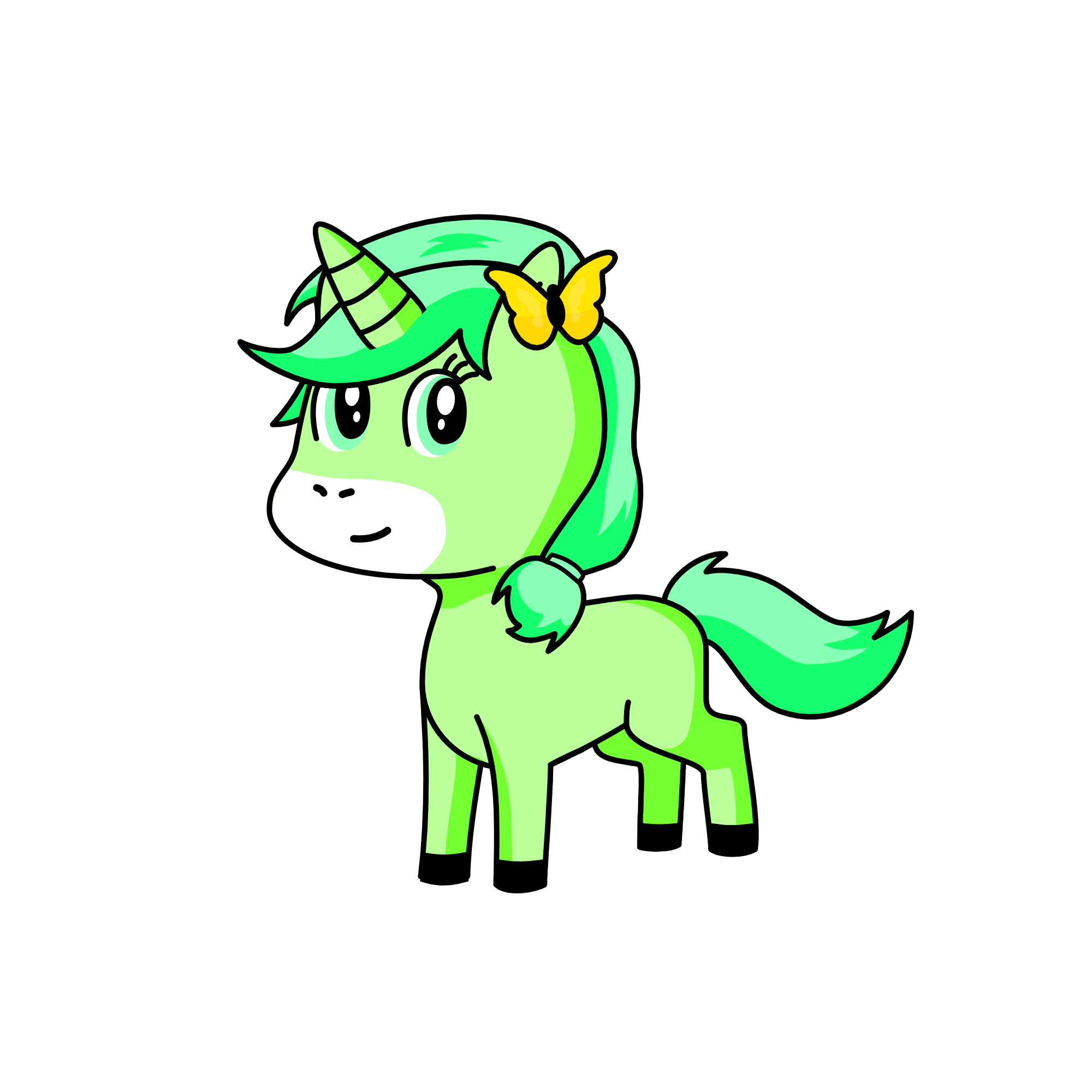 Princess Flutterbut, the unicorn