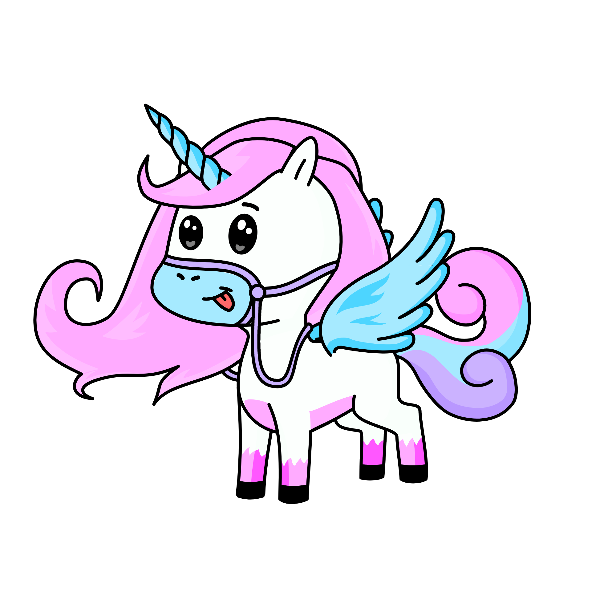 Pastel, the unicorn