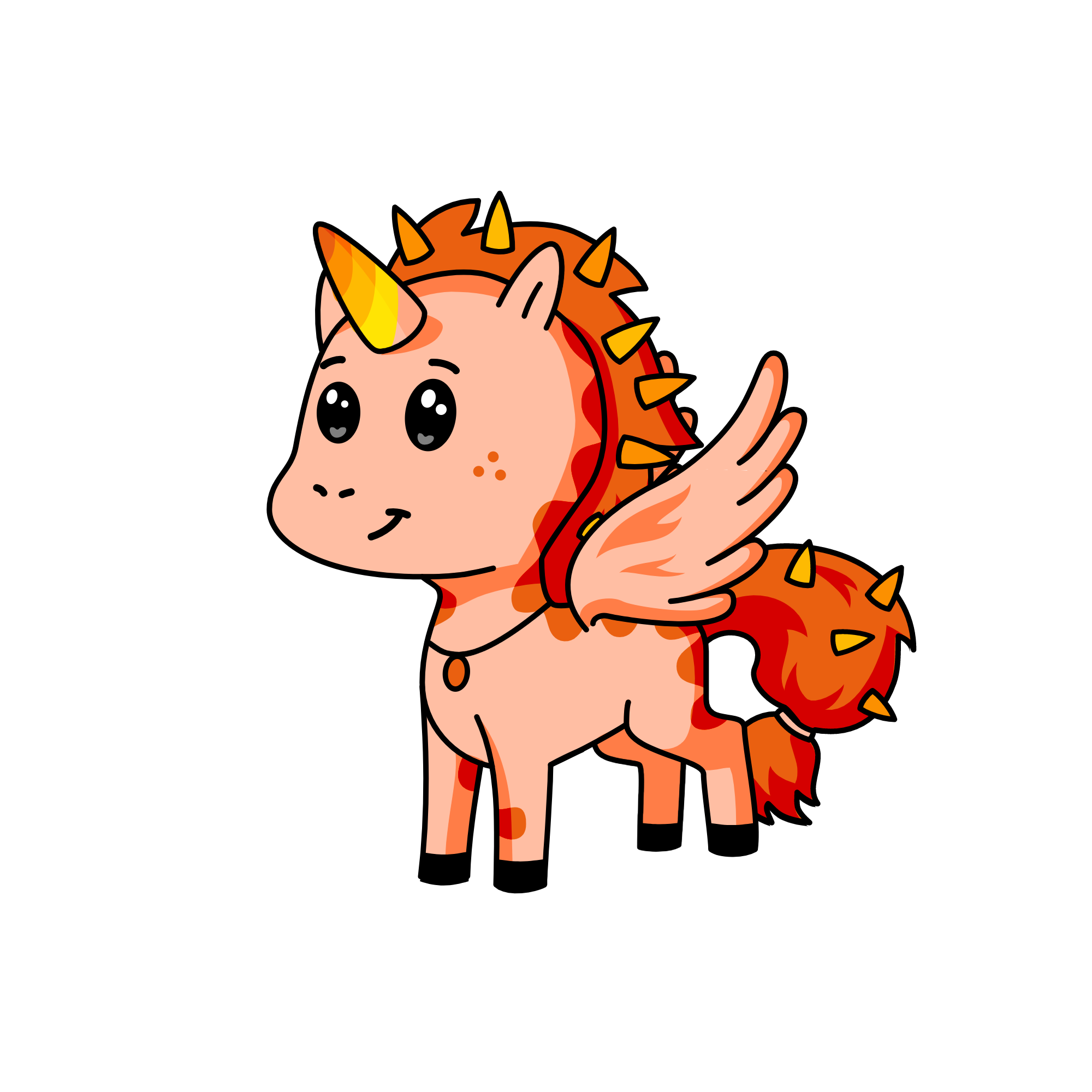 Draggie, the unicorn