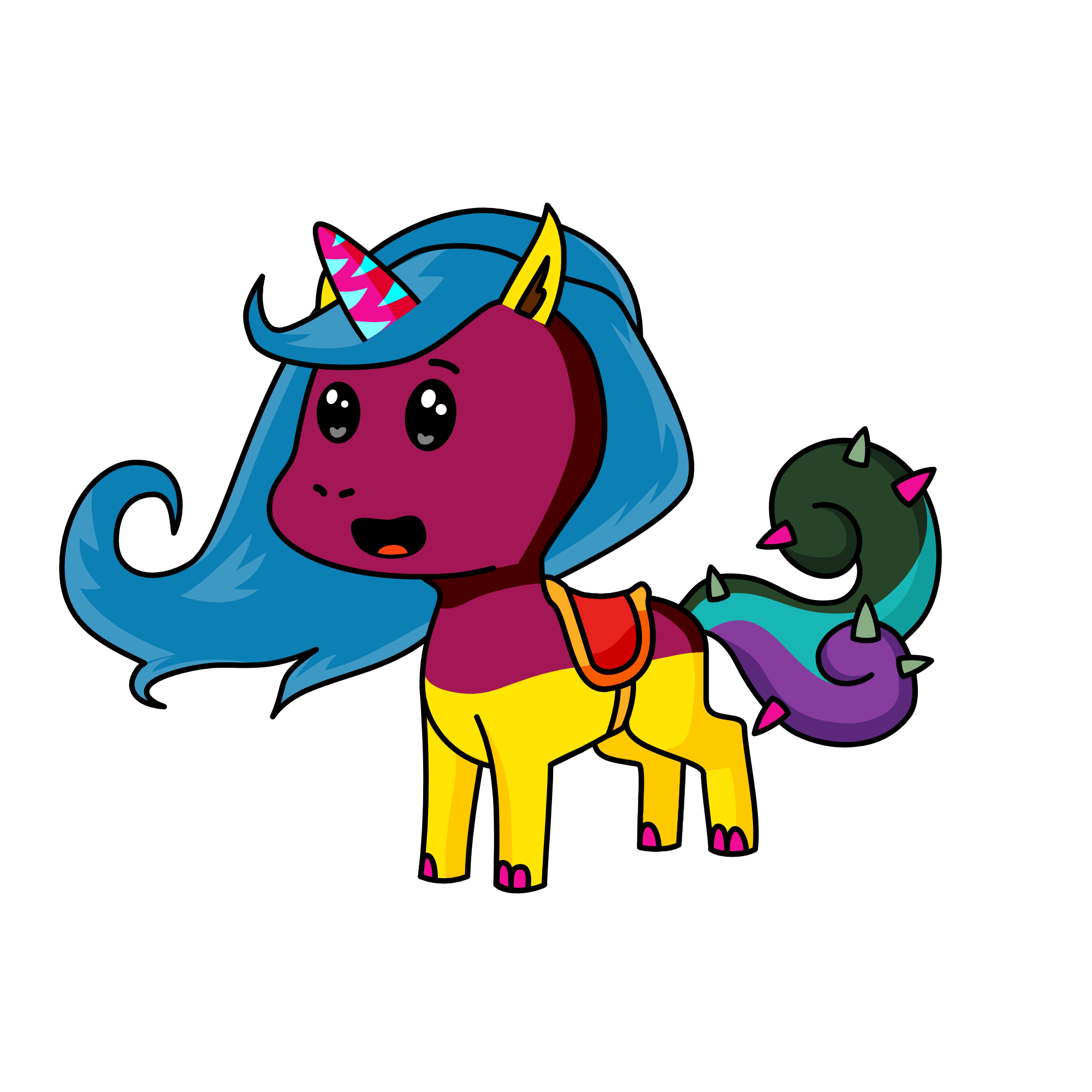 amazing corn, the unicorn