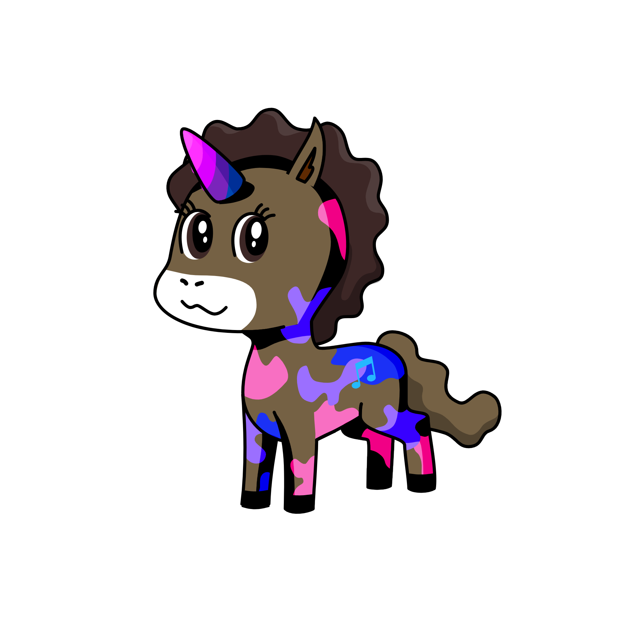 Ana lu, the unicorn