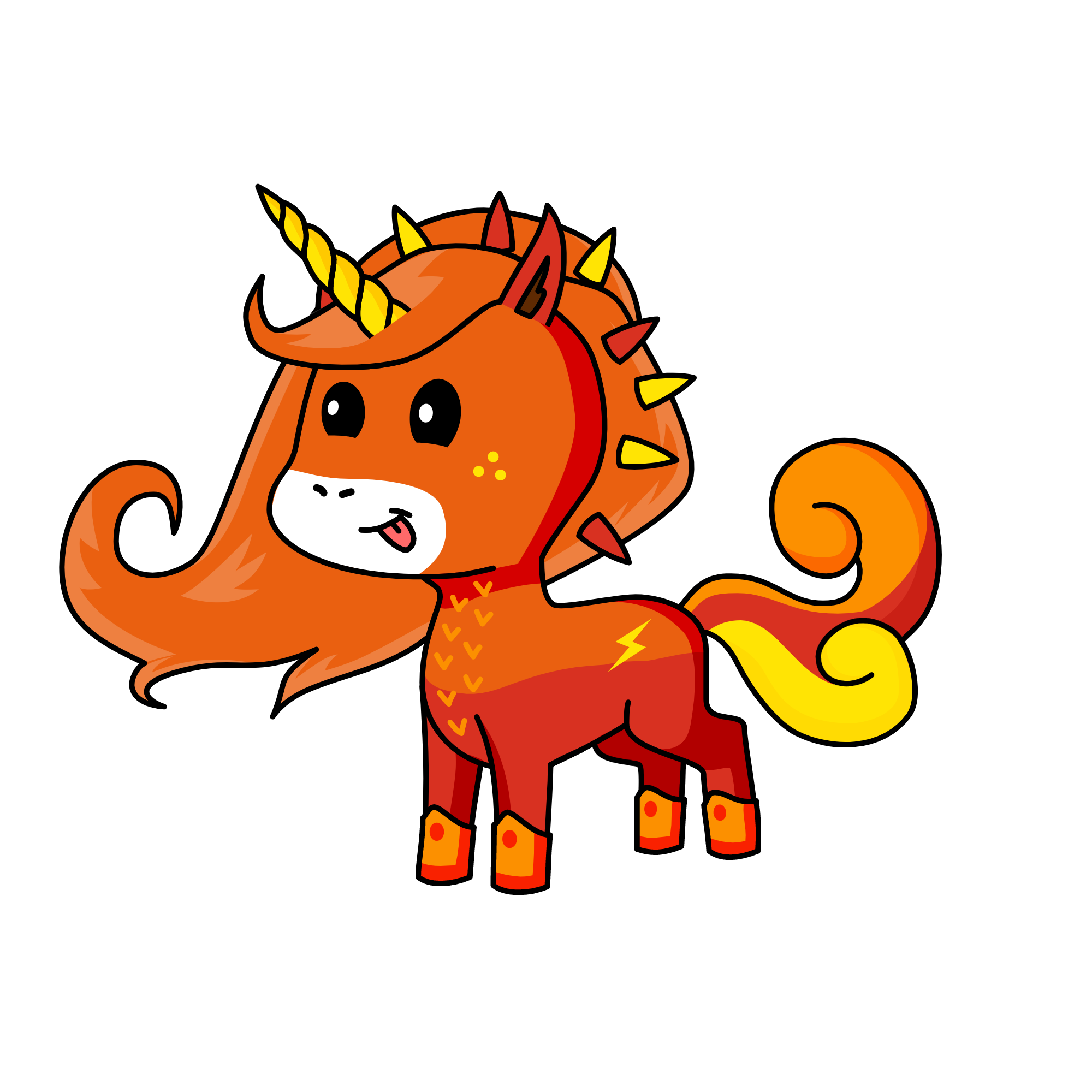fire, the unicorn