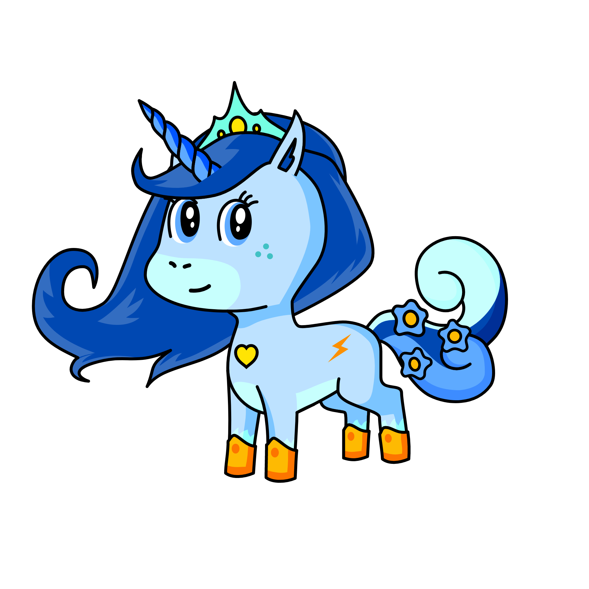 ra'ad, the unicorn