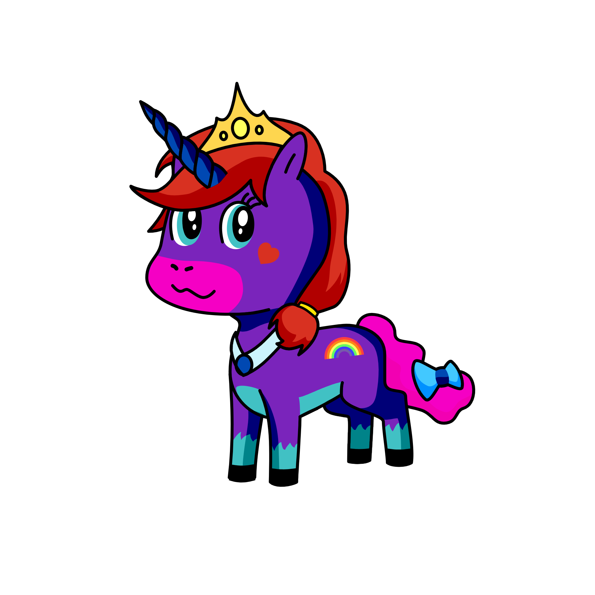 Queen of the Crown, the unicorn