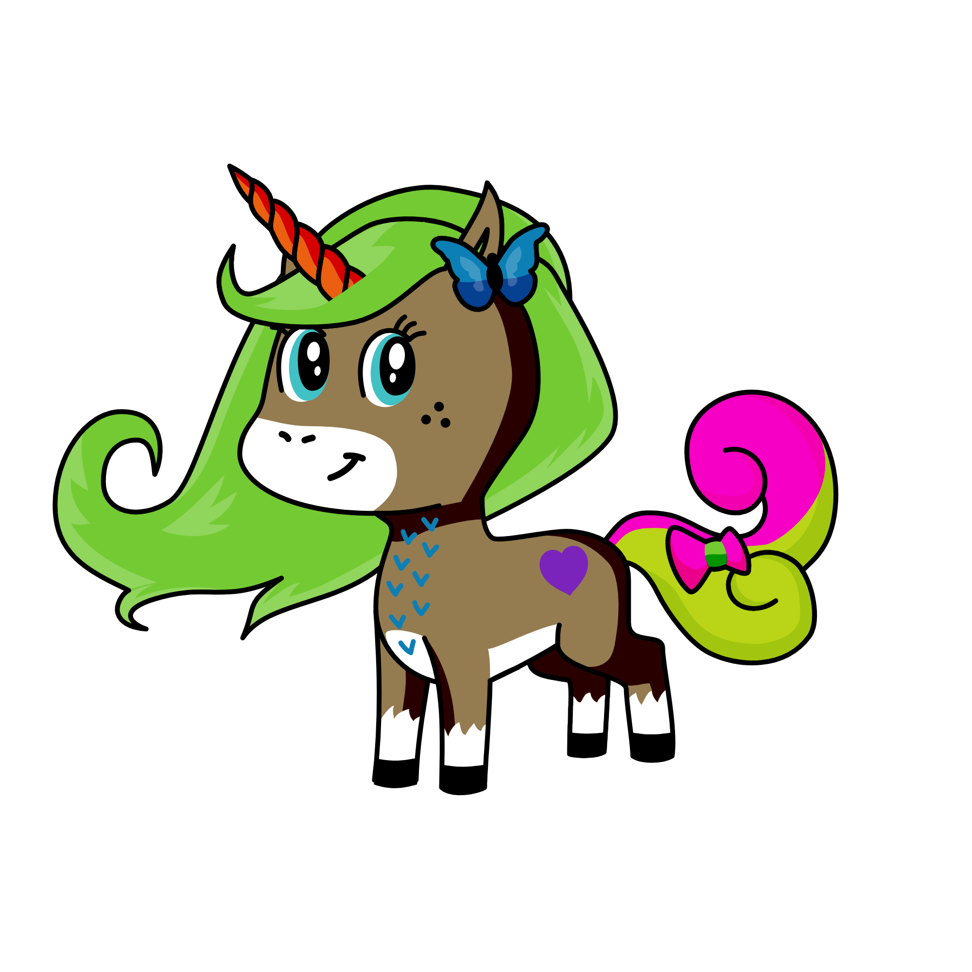 blessmypee, the unicorn