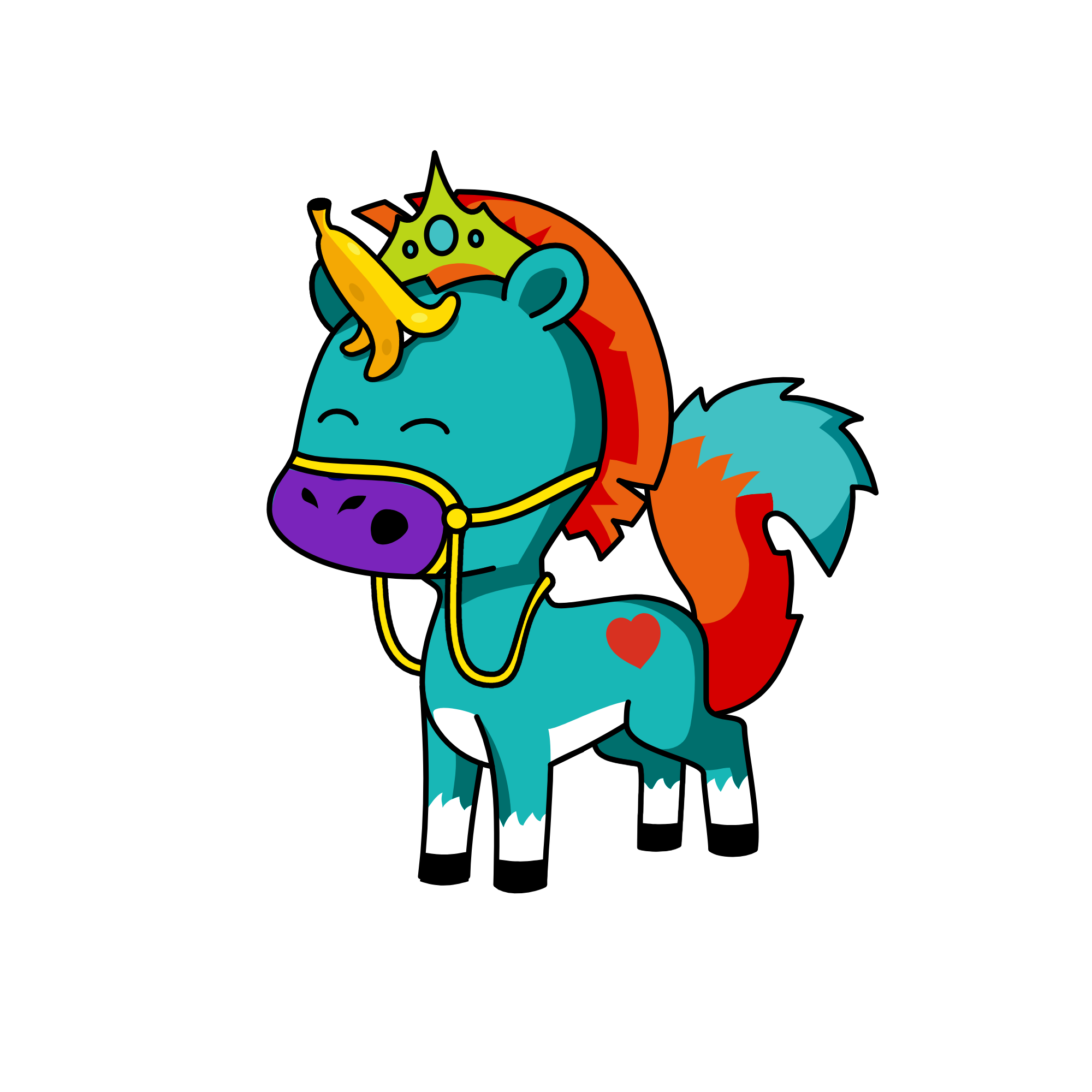 GOD SAVER, the unicorn