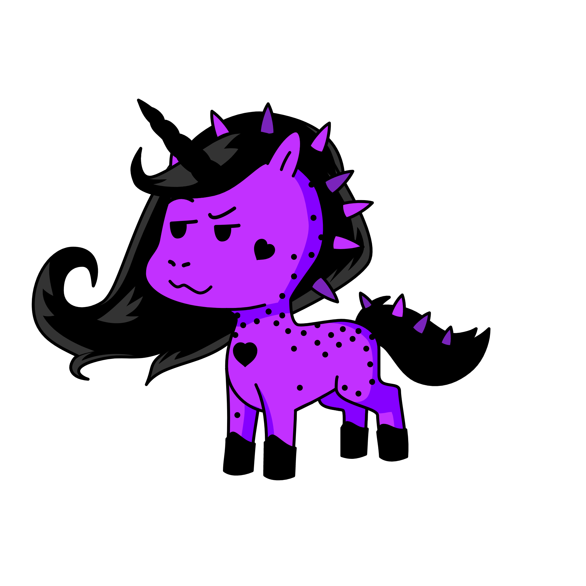 e-girl, the unicorn