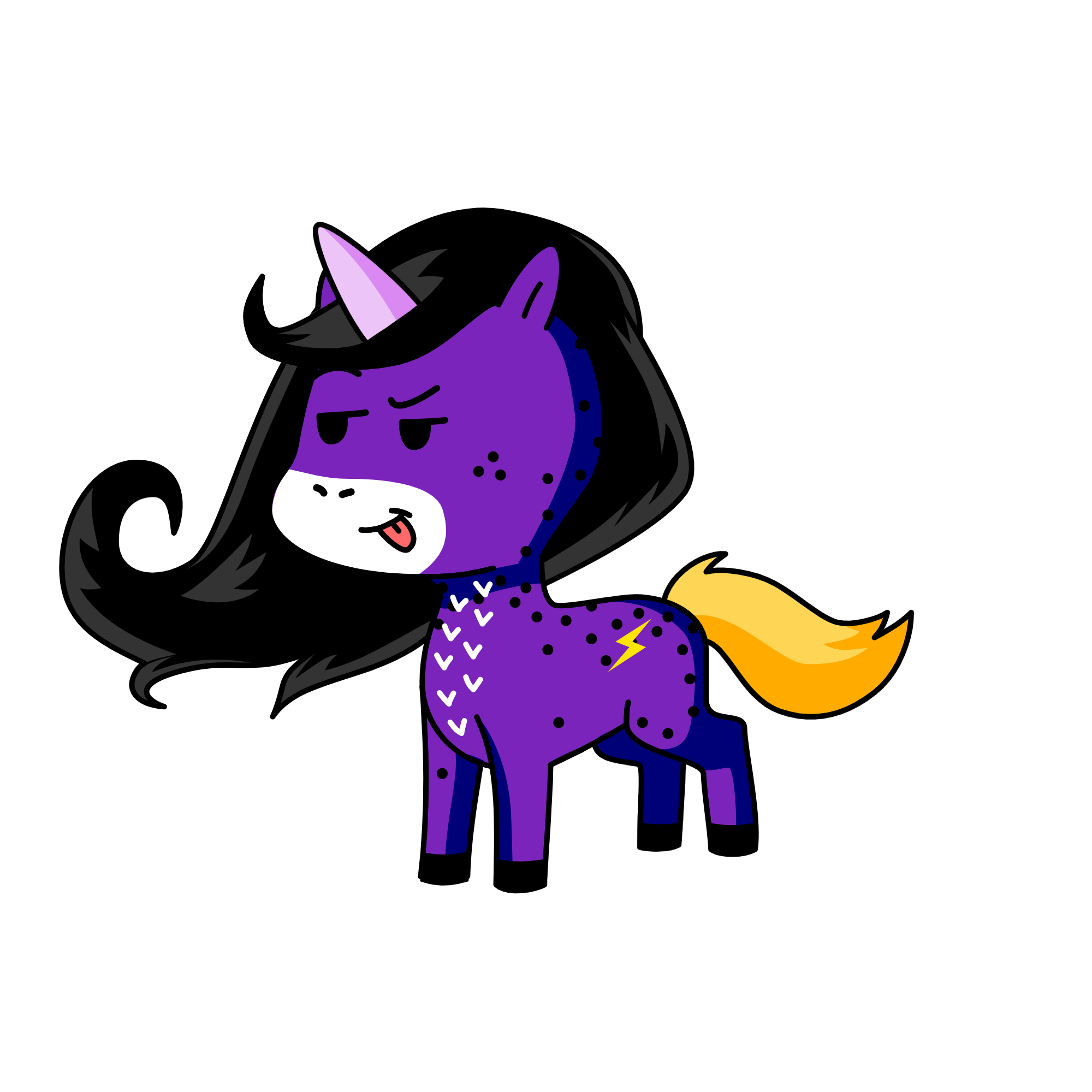 Girly, the unicorn