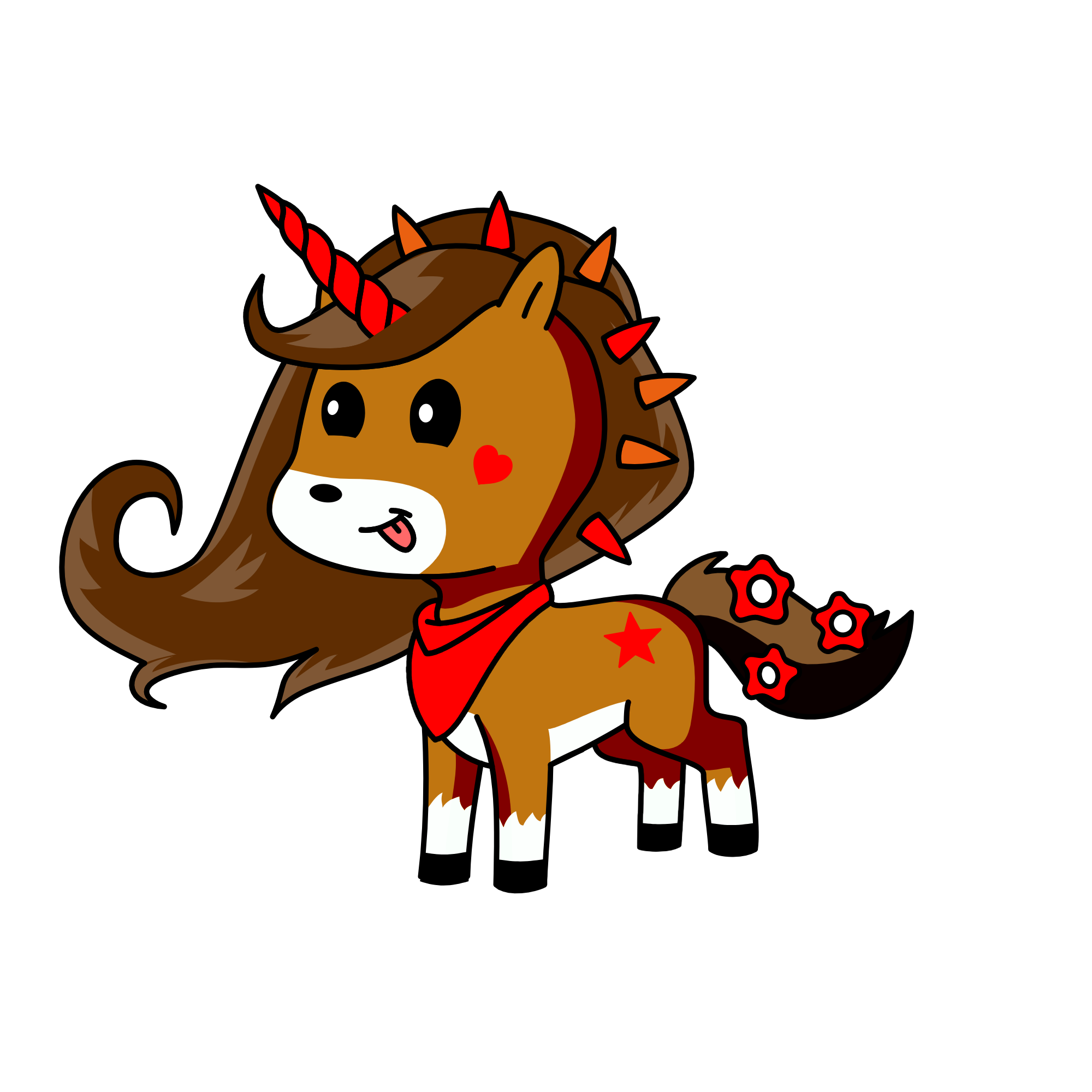 Wolfieplayz_9, the unicorn