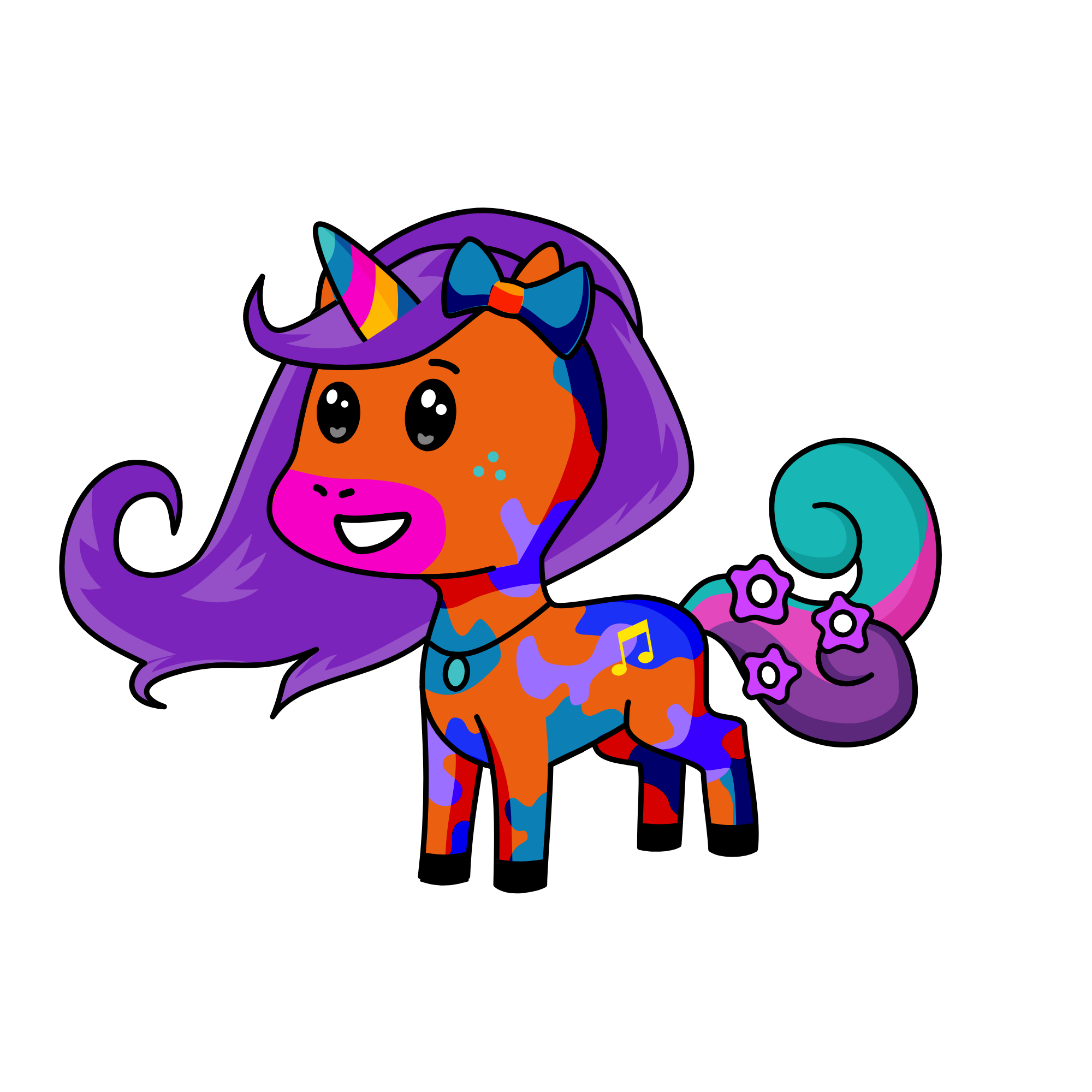 Music, the unicorn
