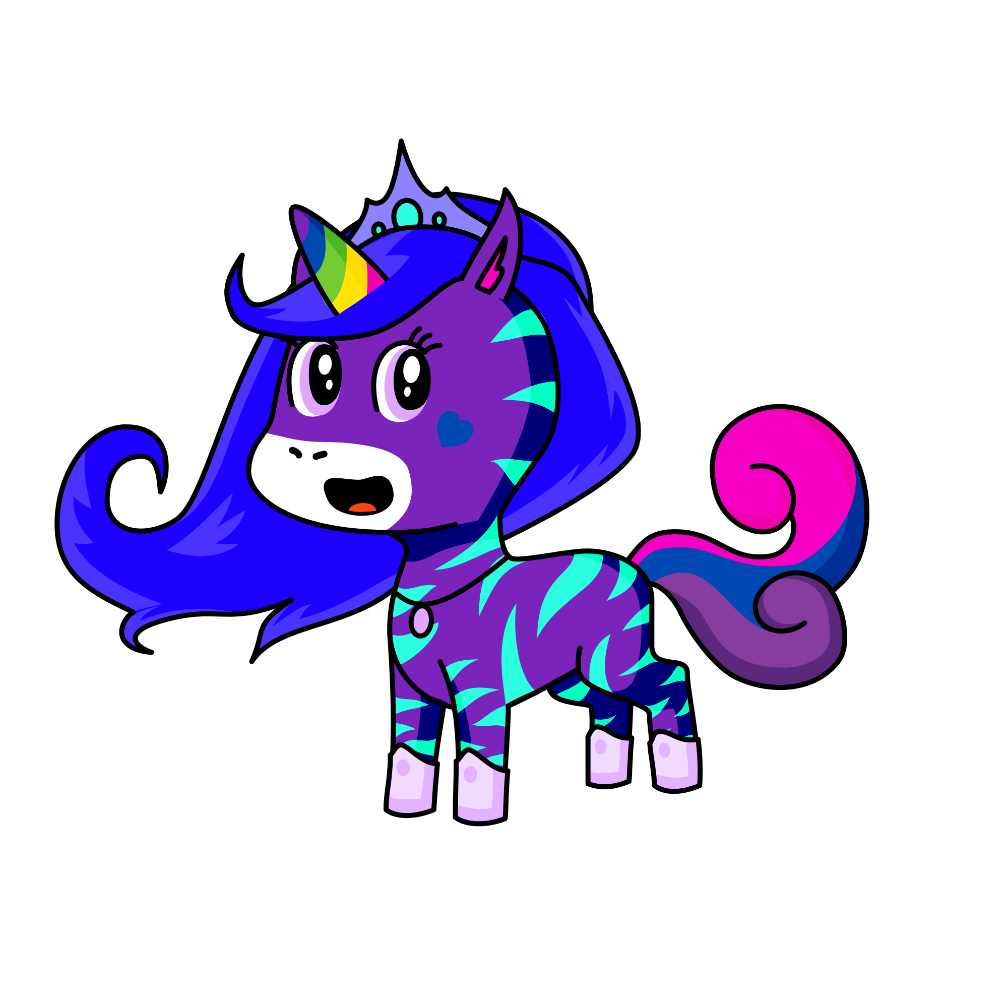 Moon, the unicorn