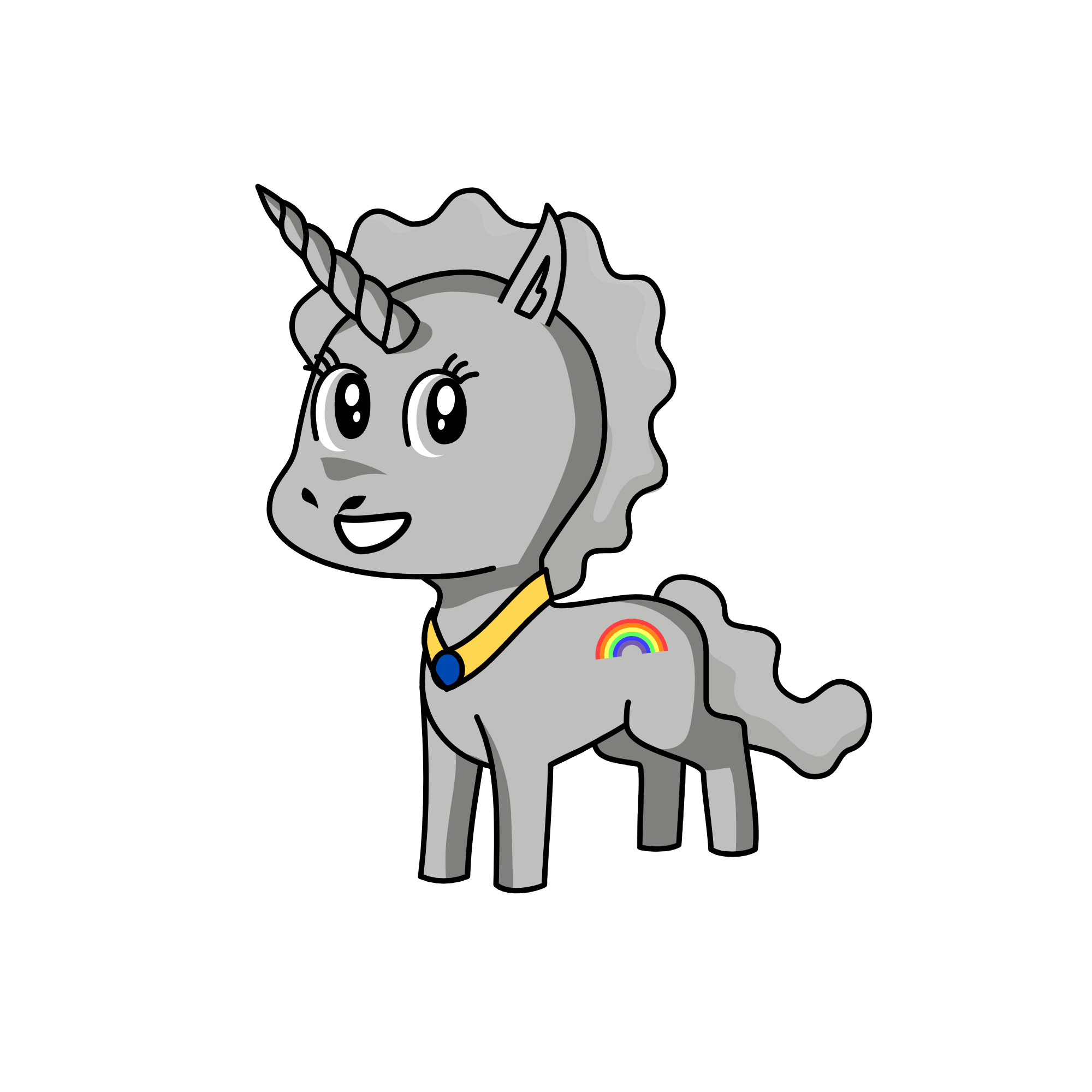 Greyacorn, the unicorn