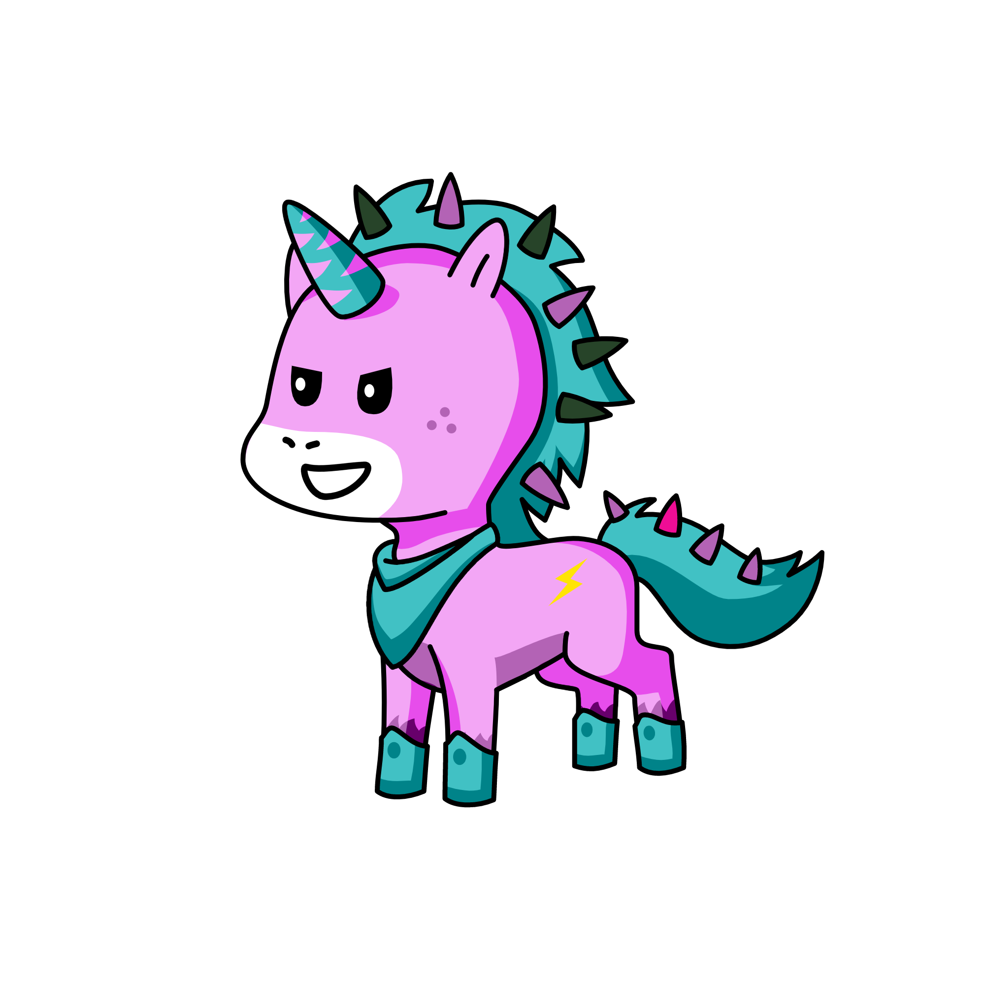 Dash, the unicorn