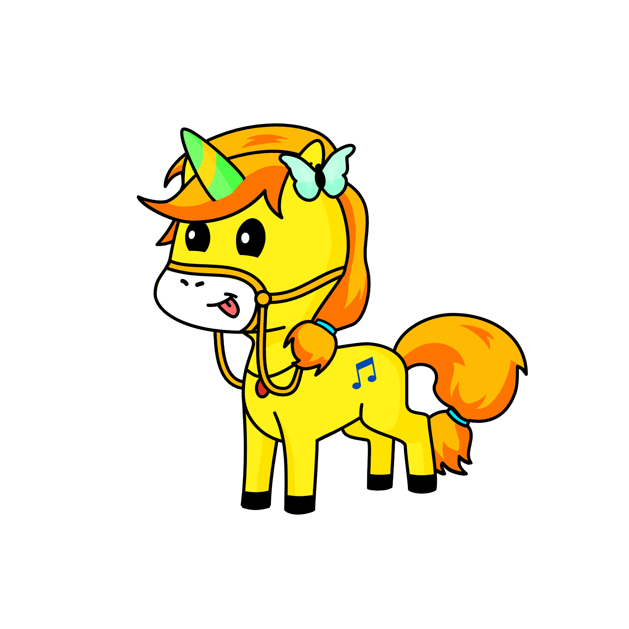 Blossm, the unicorn