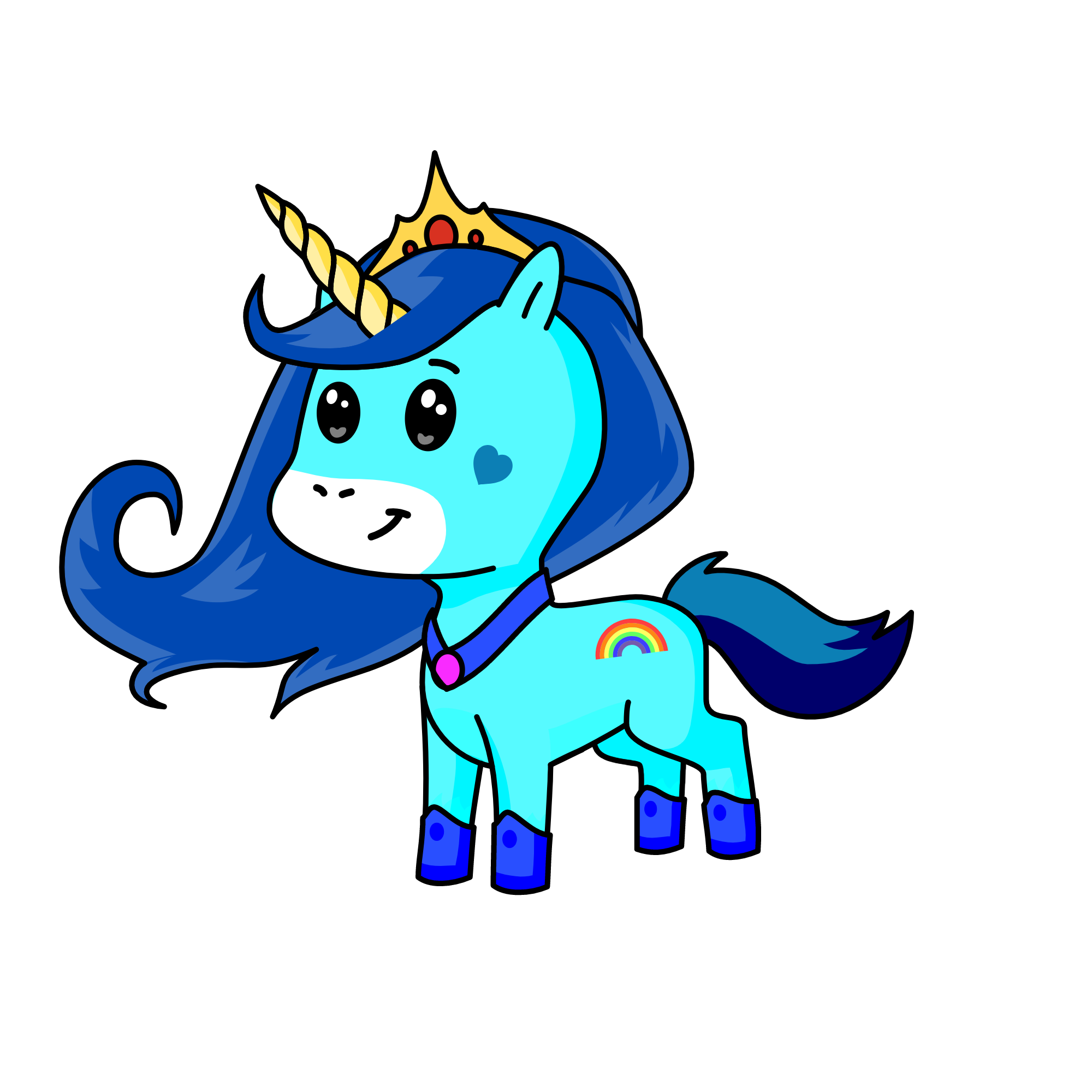 Princess Crystal, the unicorn