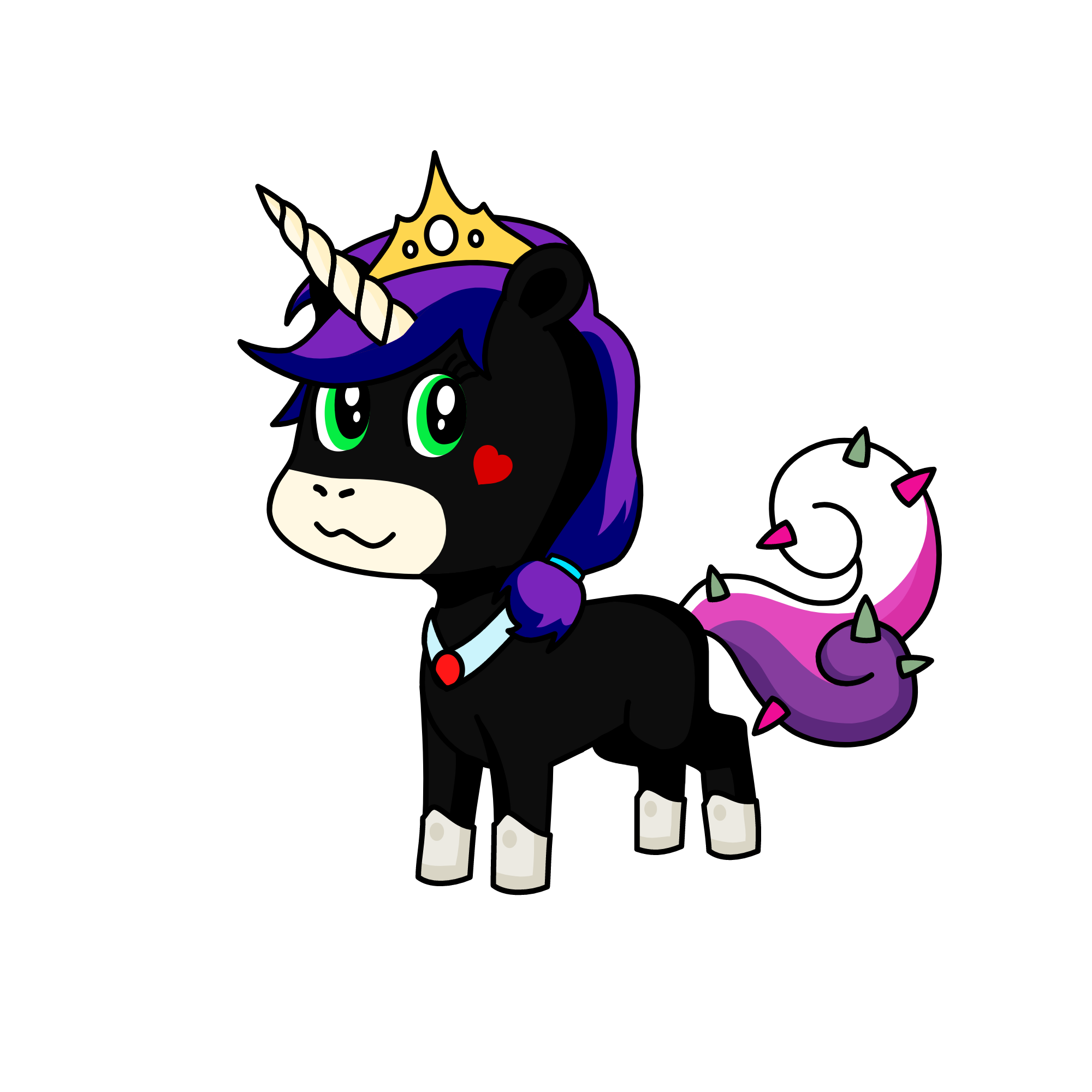 nigthy, the unicorn