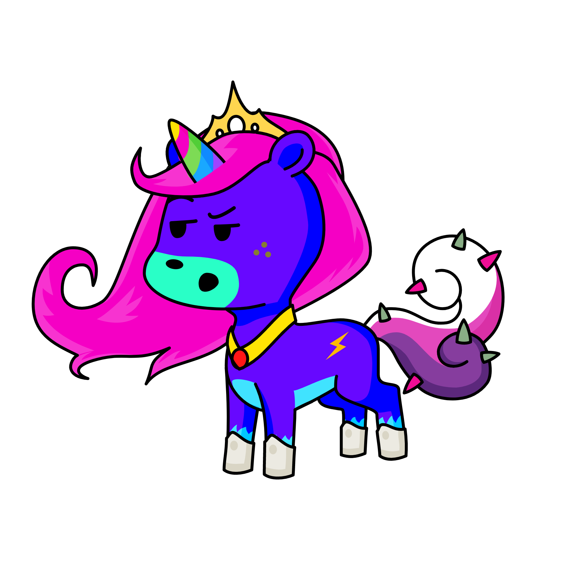 Moony, the unicorn