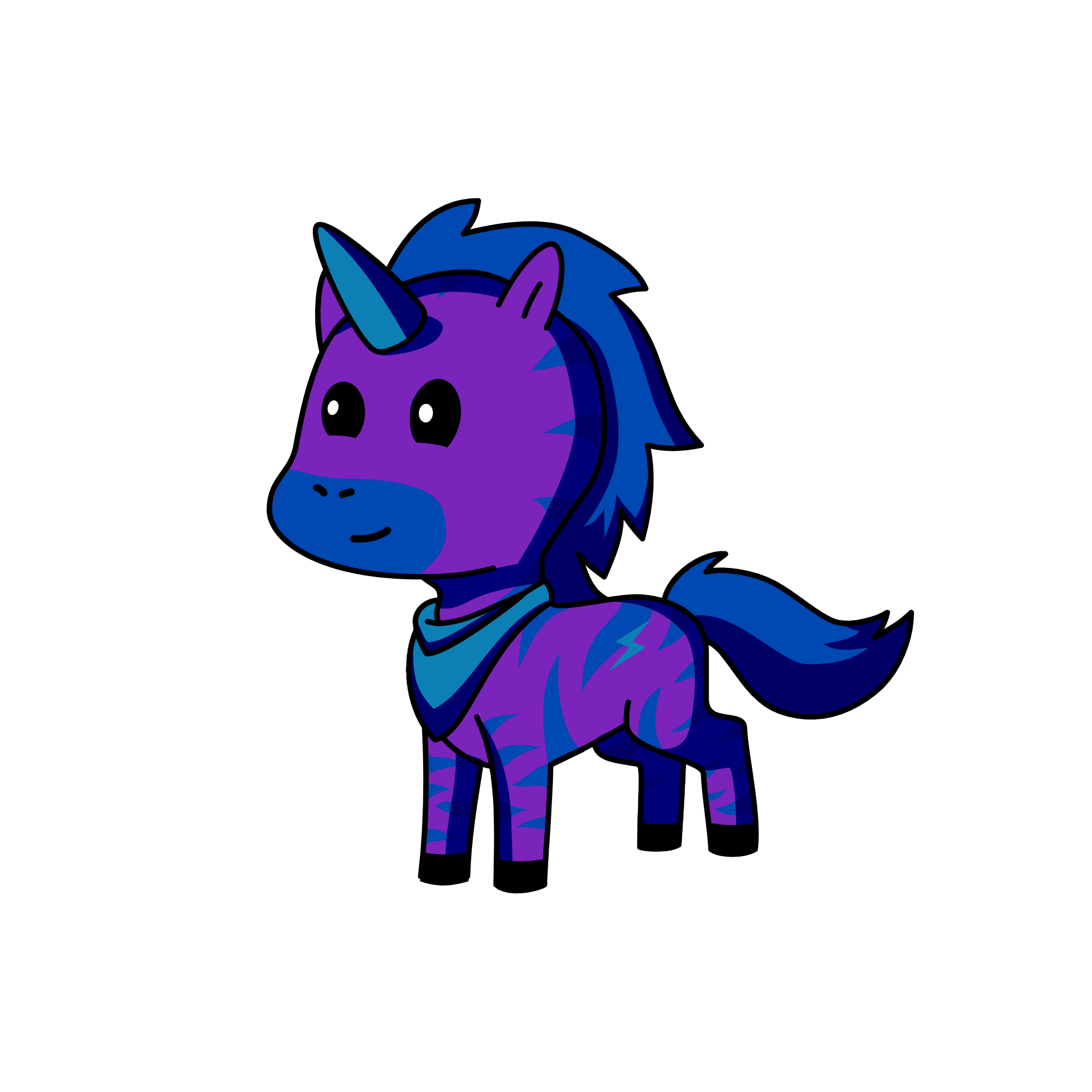 Blindman, the unicorn