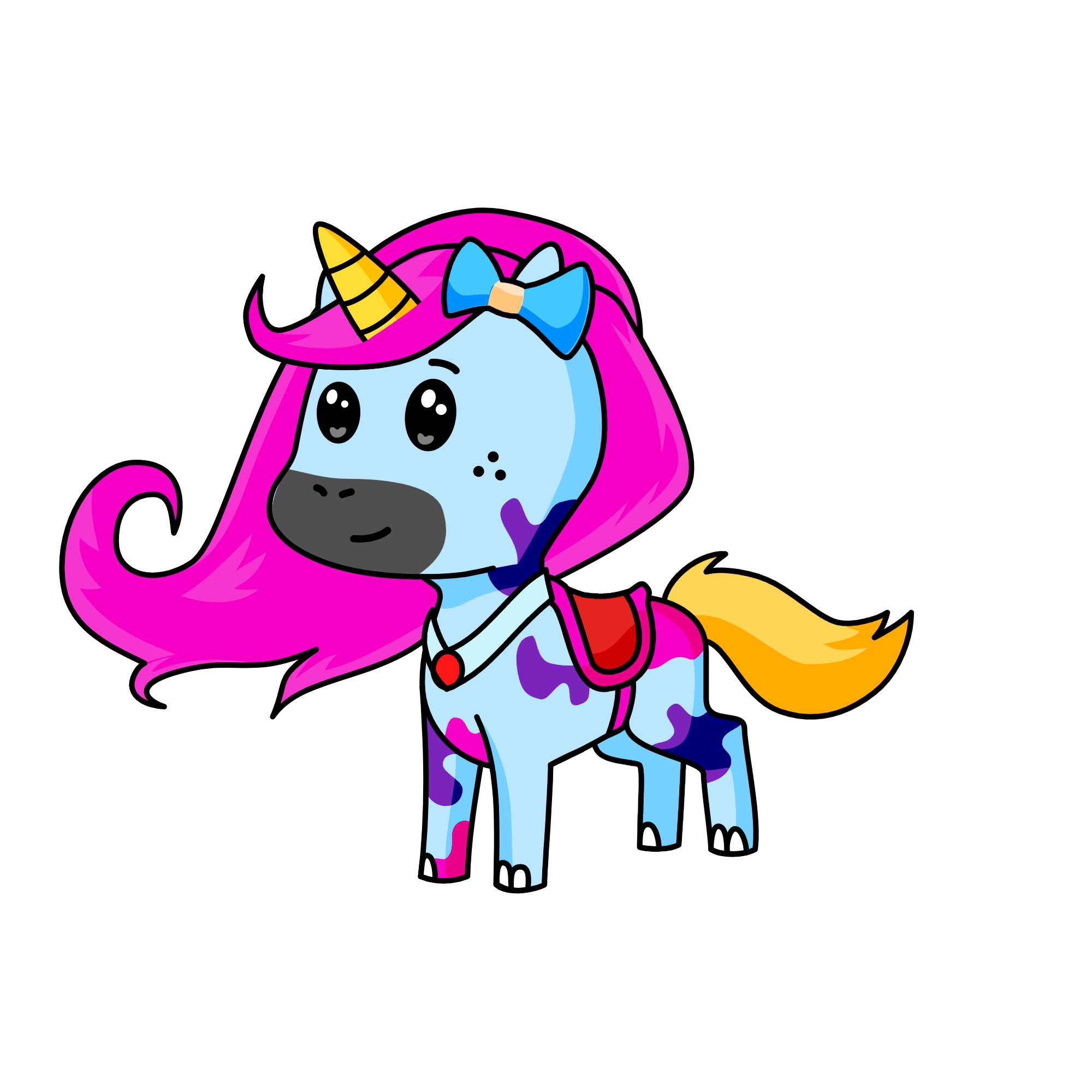 pinkiy, the unicorn
