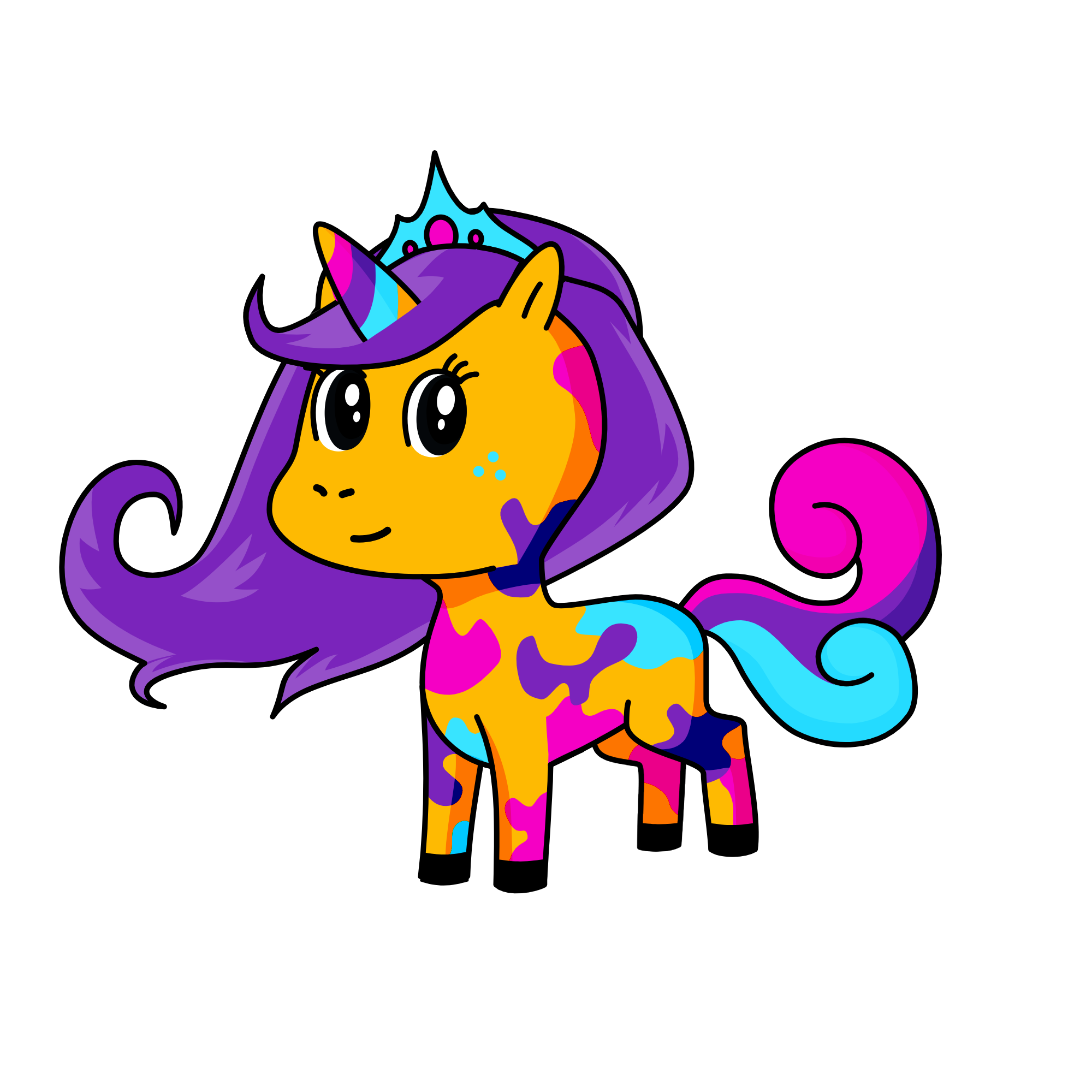 galaxy, the unicorn