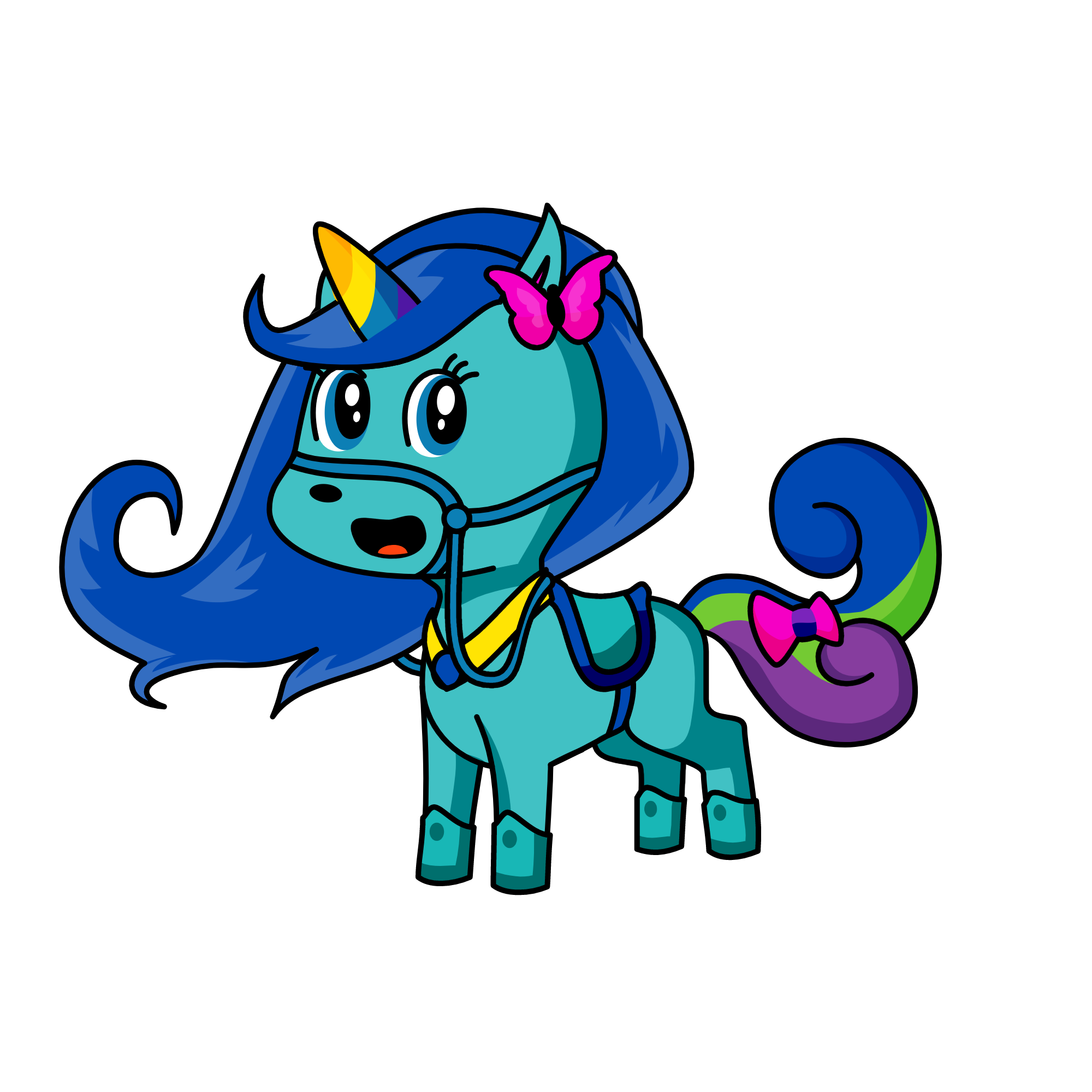 Everblue, the unicorn