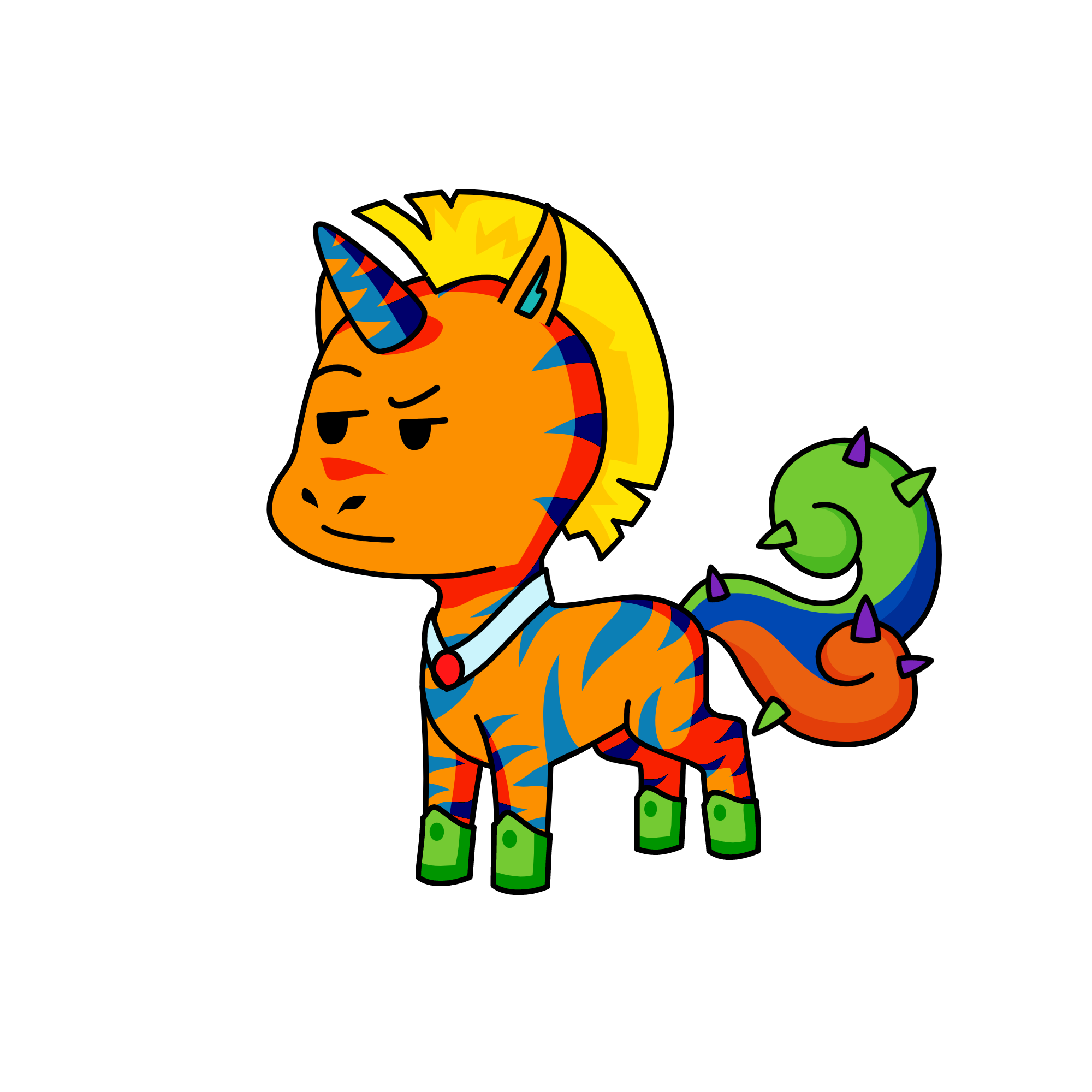 Flash, the unicorn