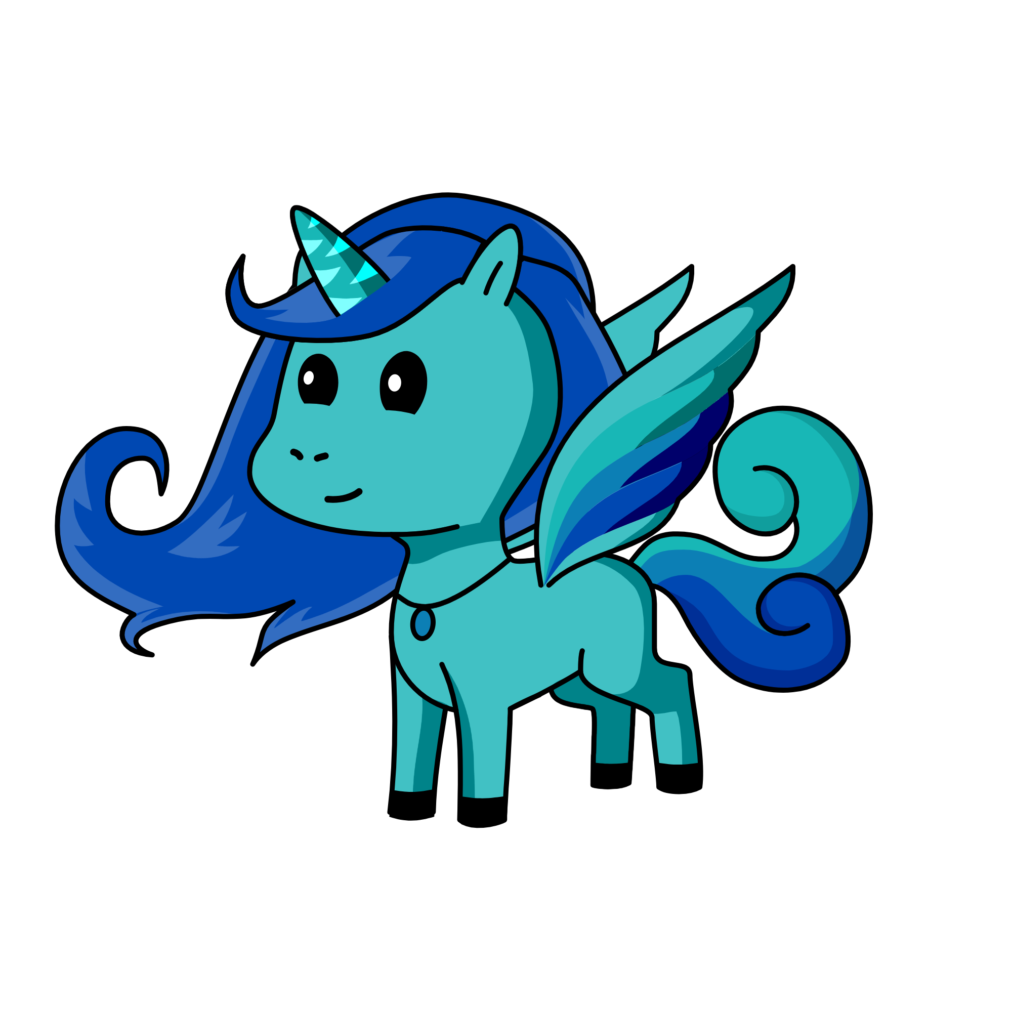 Water wishes, the unicorn