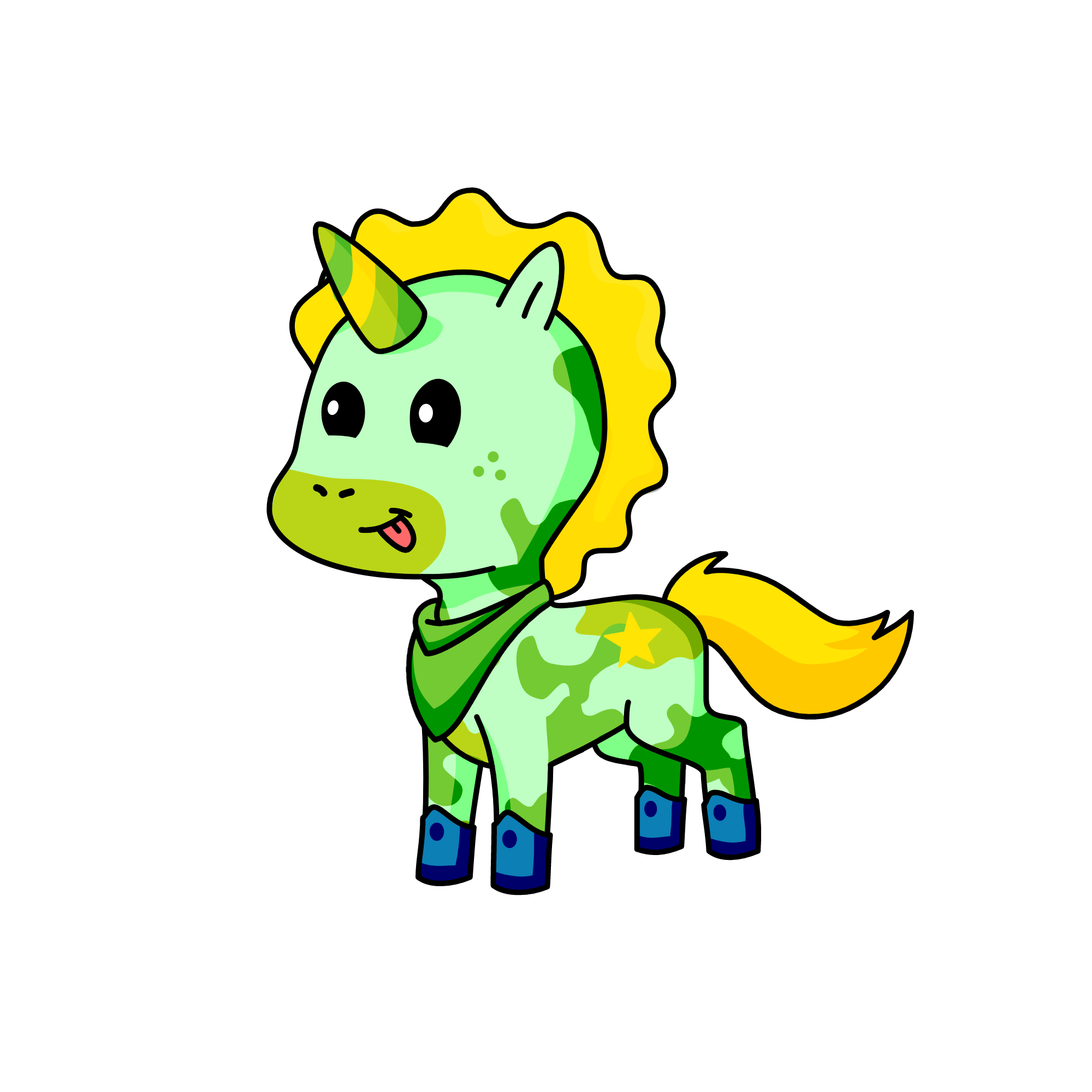Disco Norris, the unicorn