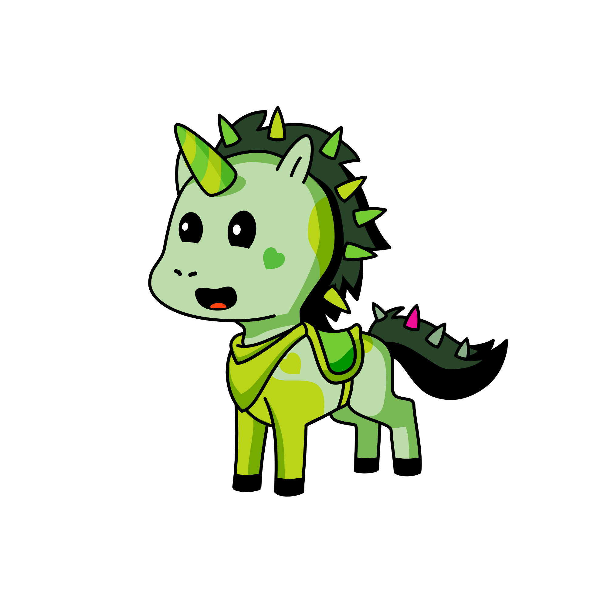 Goowy Greg, the unicorn