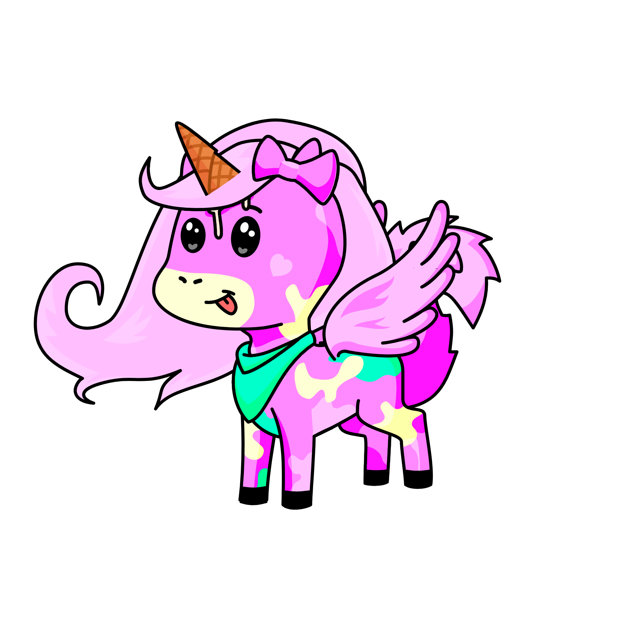 Ice-cream, the unicorn