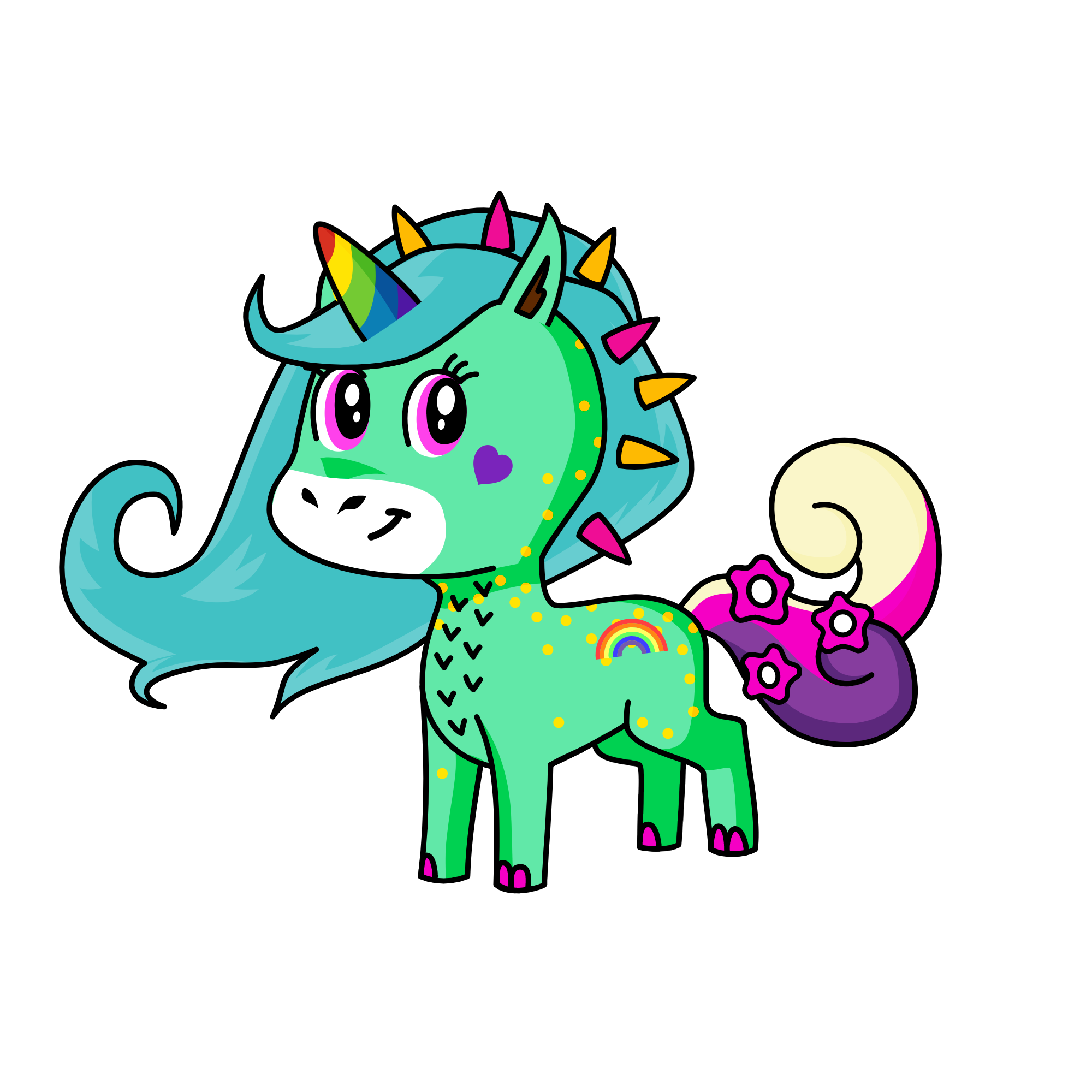 flor, the unicorn