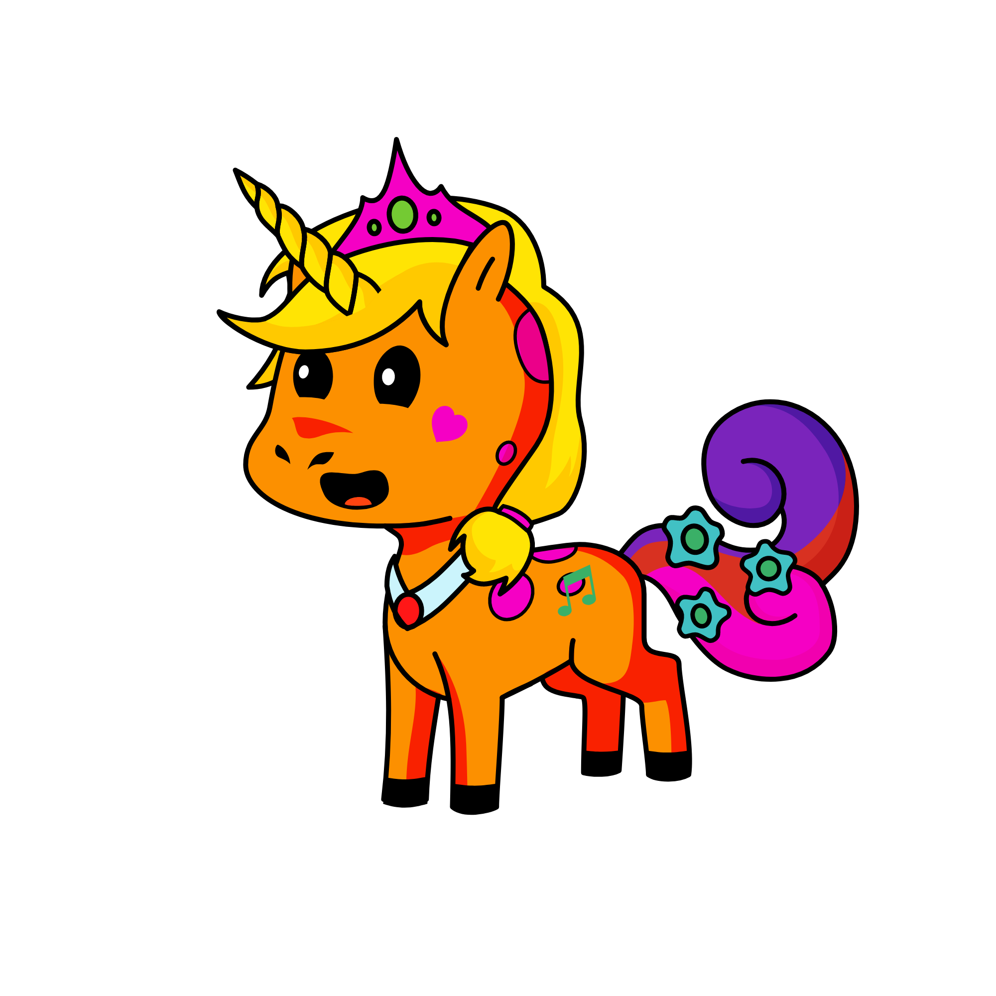 kitty, the unicorn