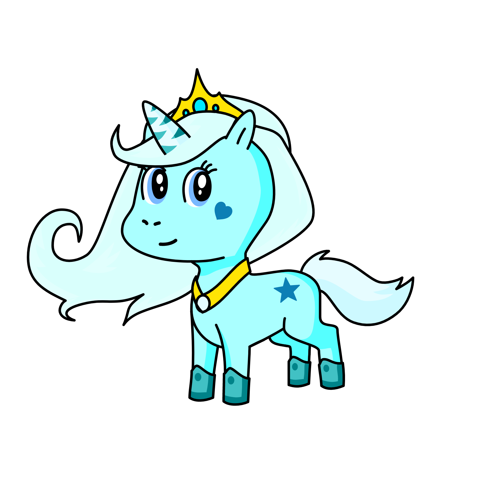 Ice Quing, the unicorn