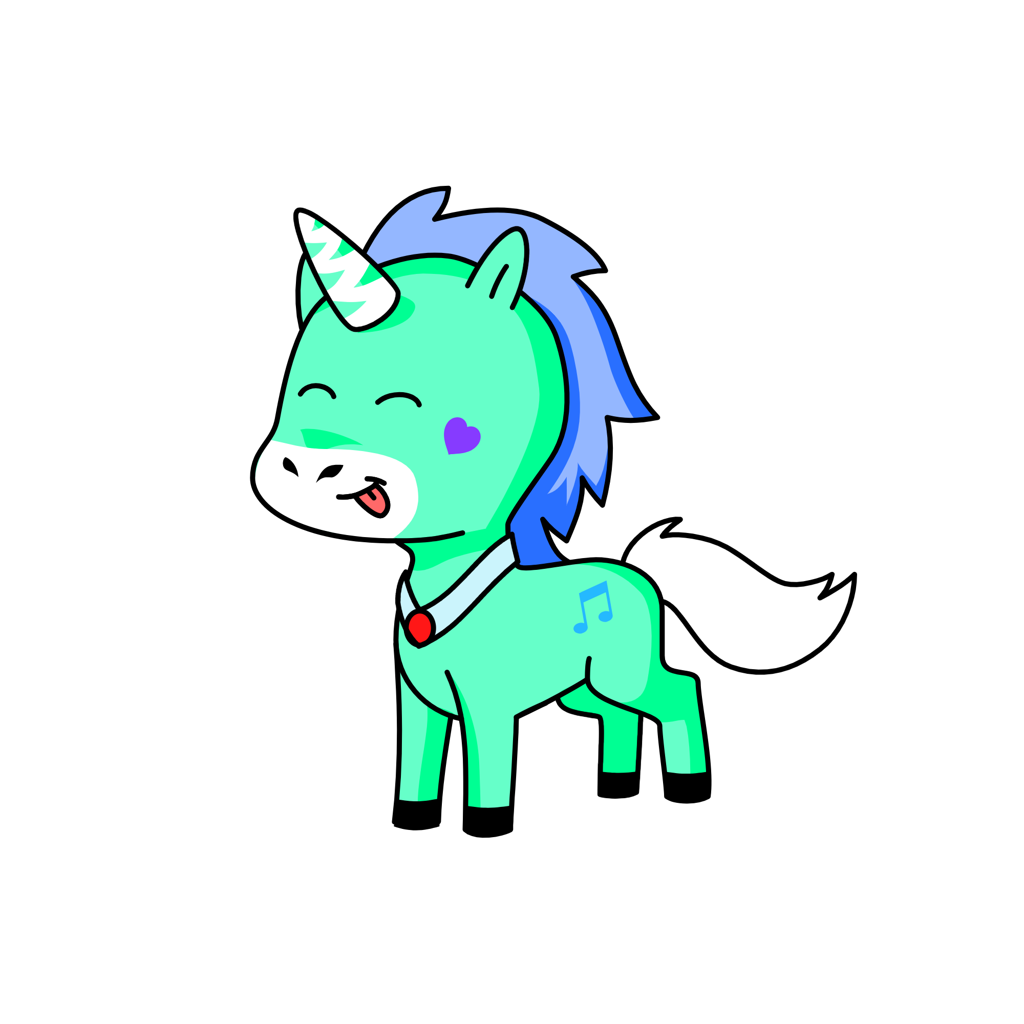 pinki, the unicorn