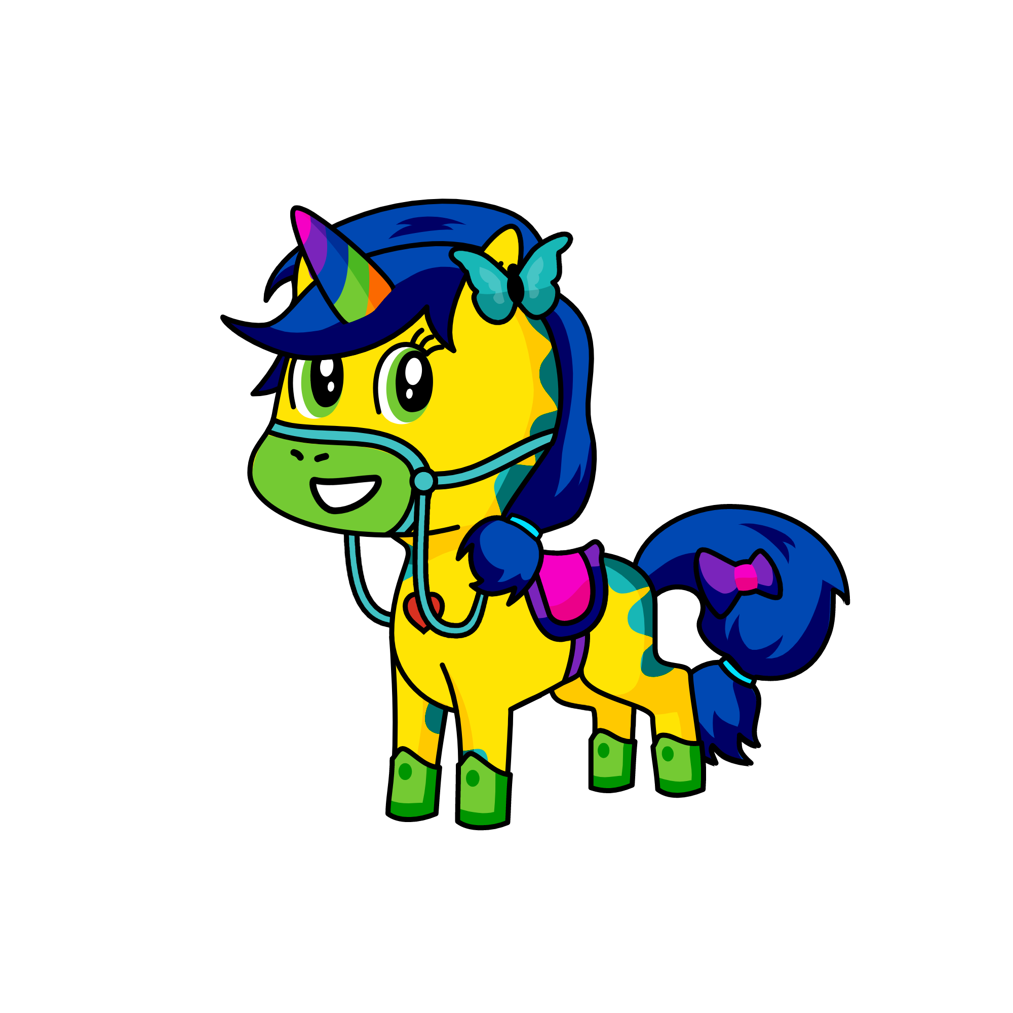 b, the unicorn