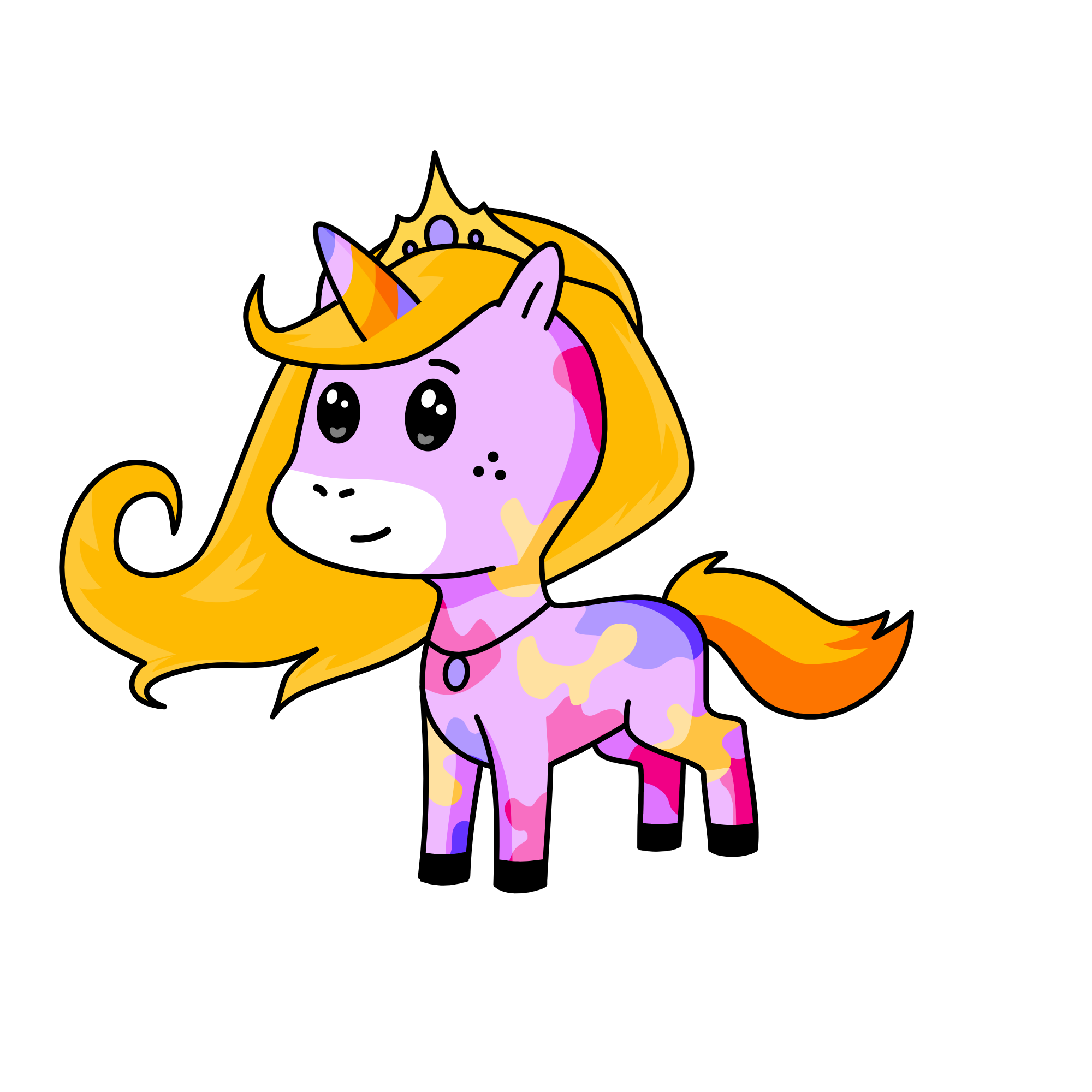 Princess Dawn, the unicorn