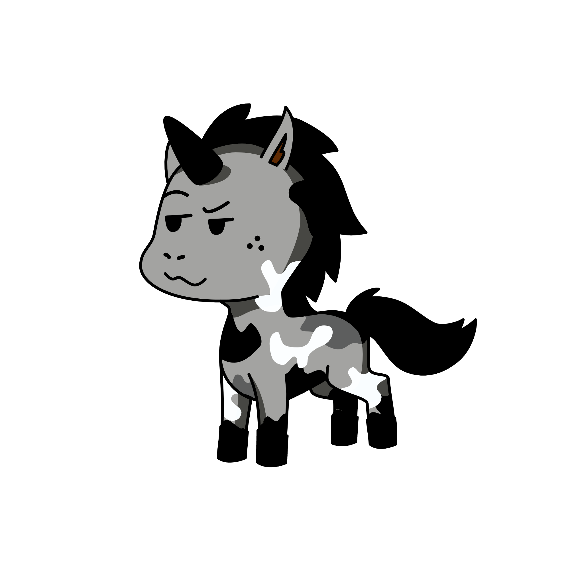 Evil DerpFace, the unicorn