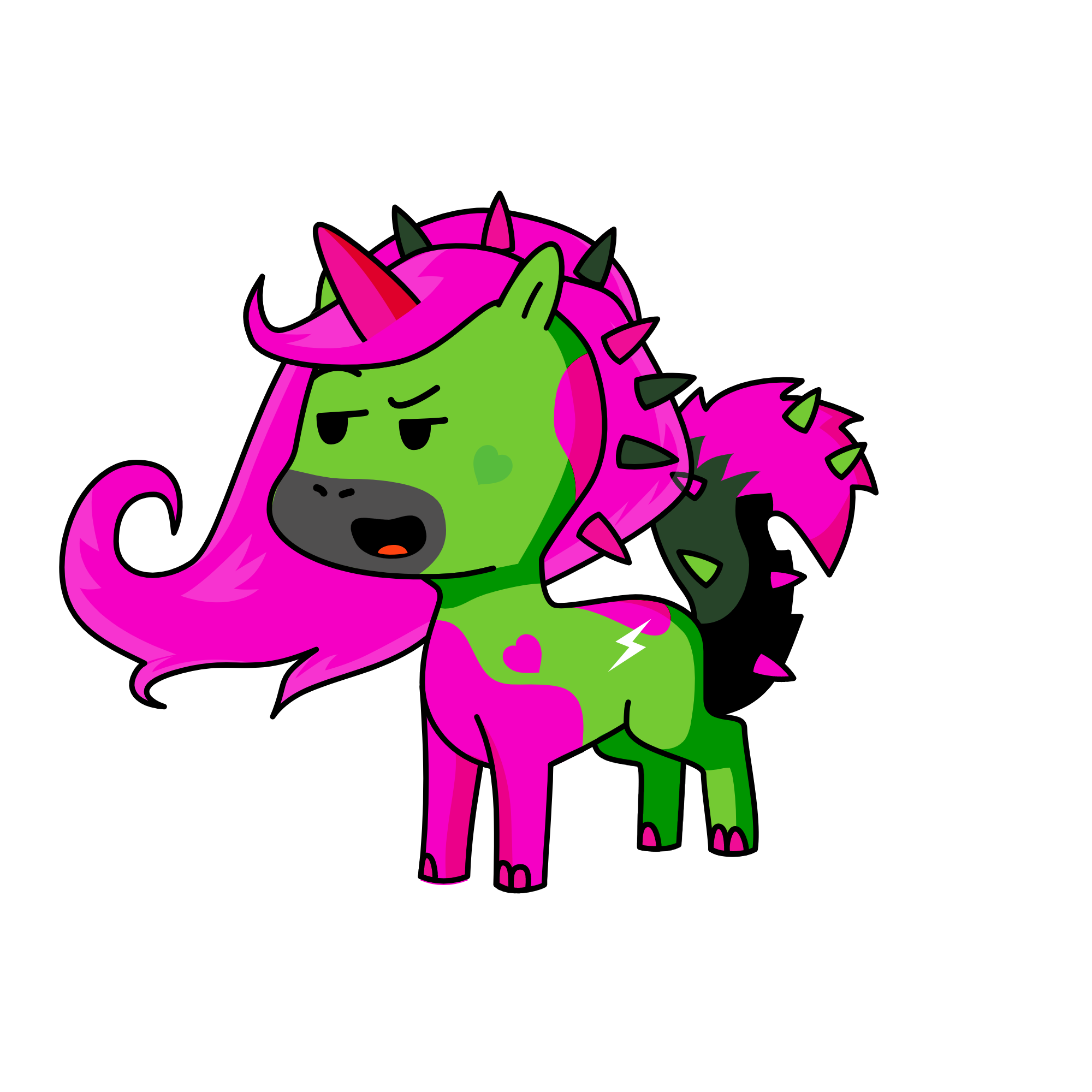 shiny, the unicorn