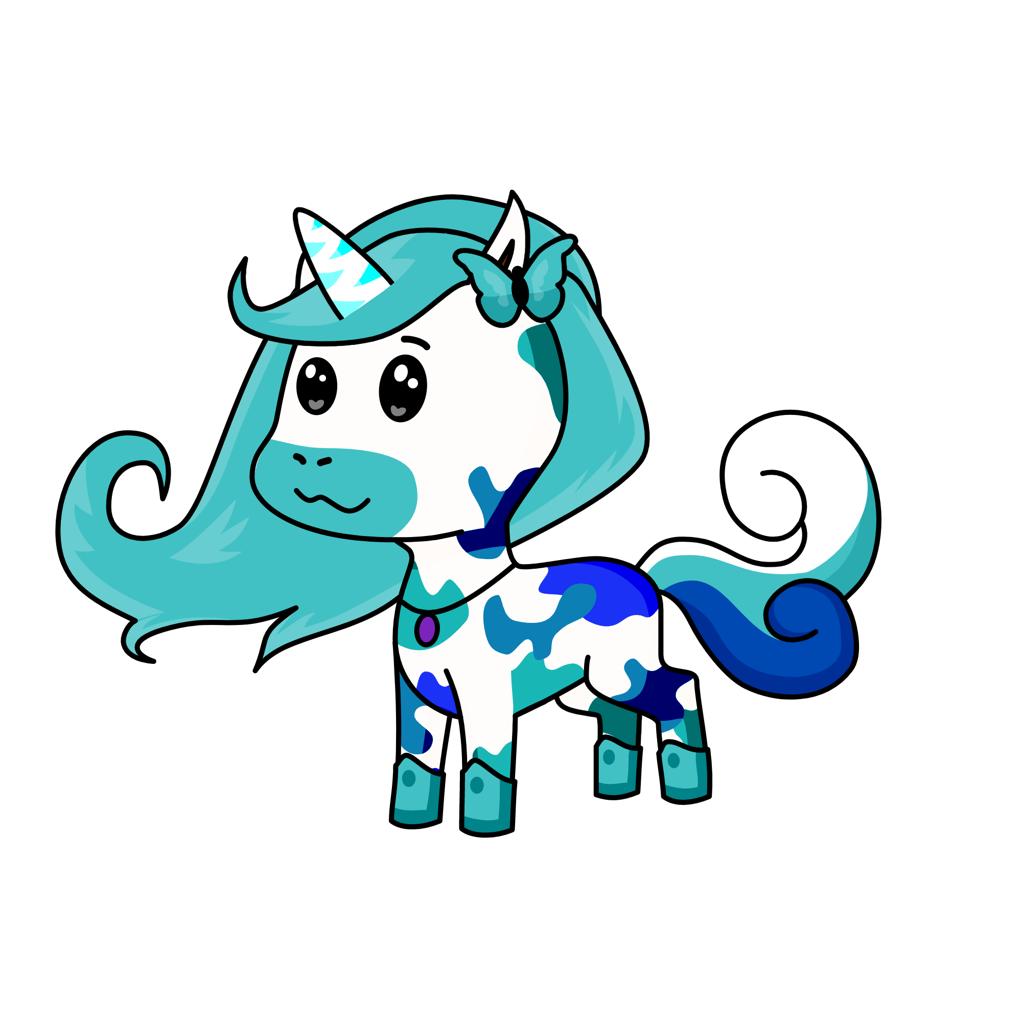 Icy, the unicorn