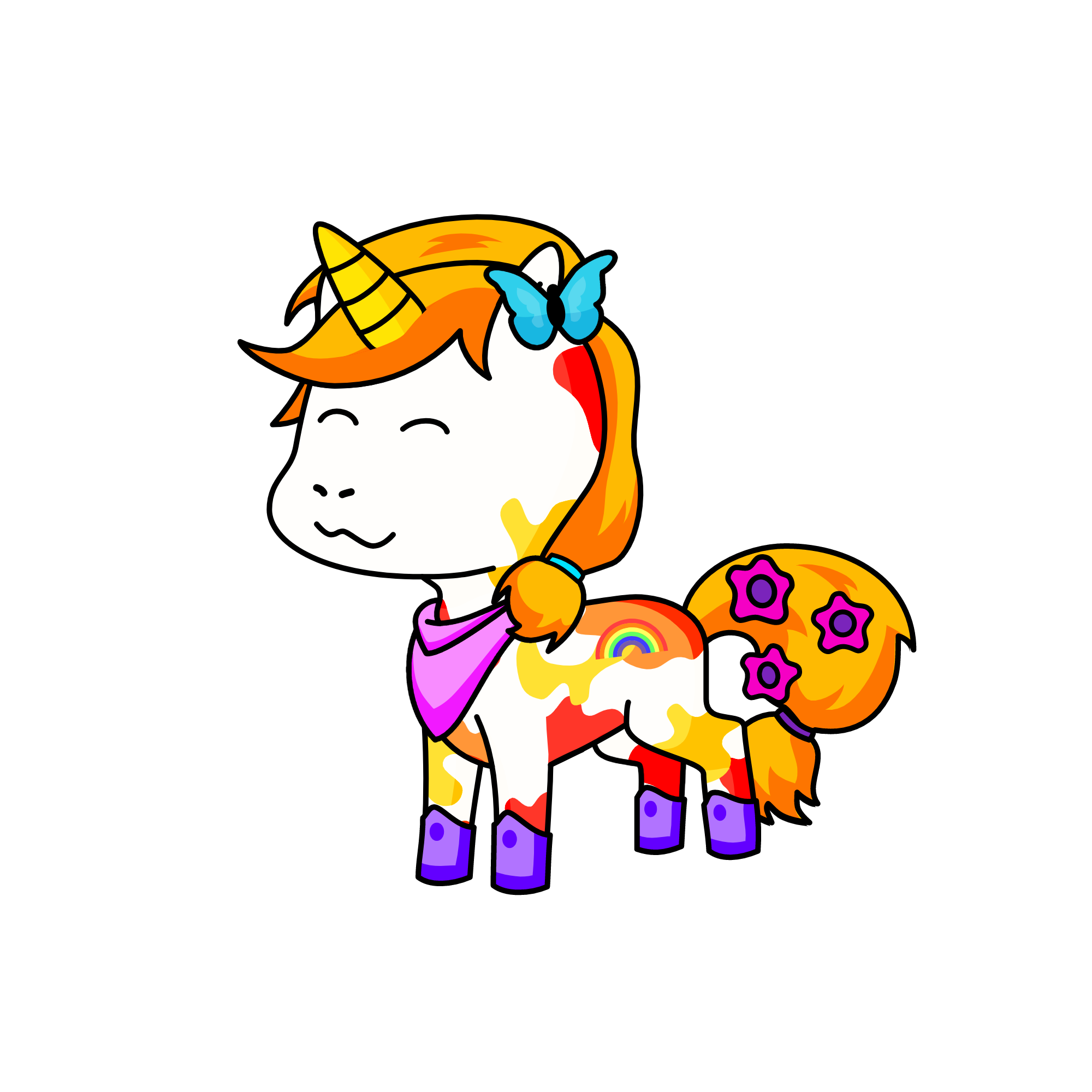 random, the unicorn