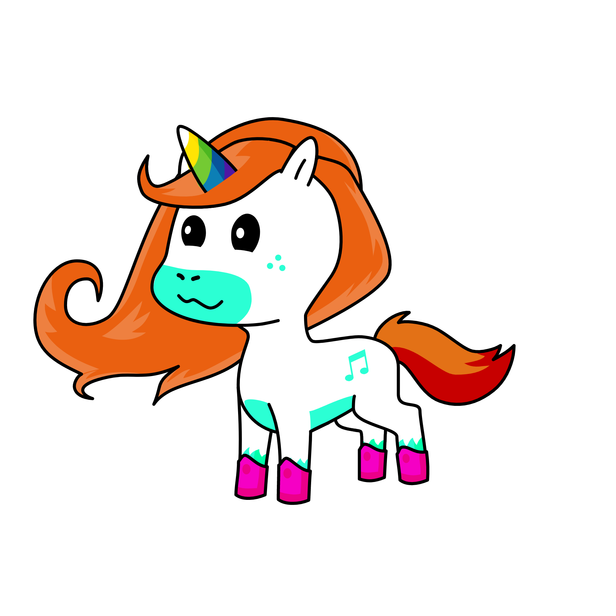 menchie, the unicorn