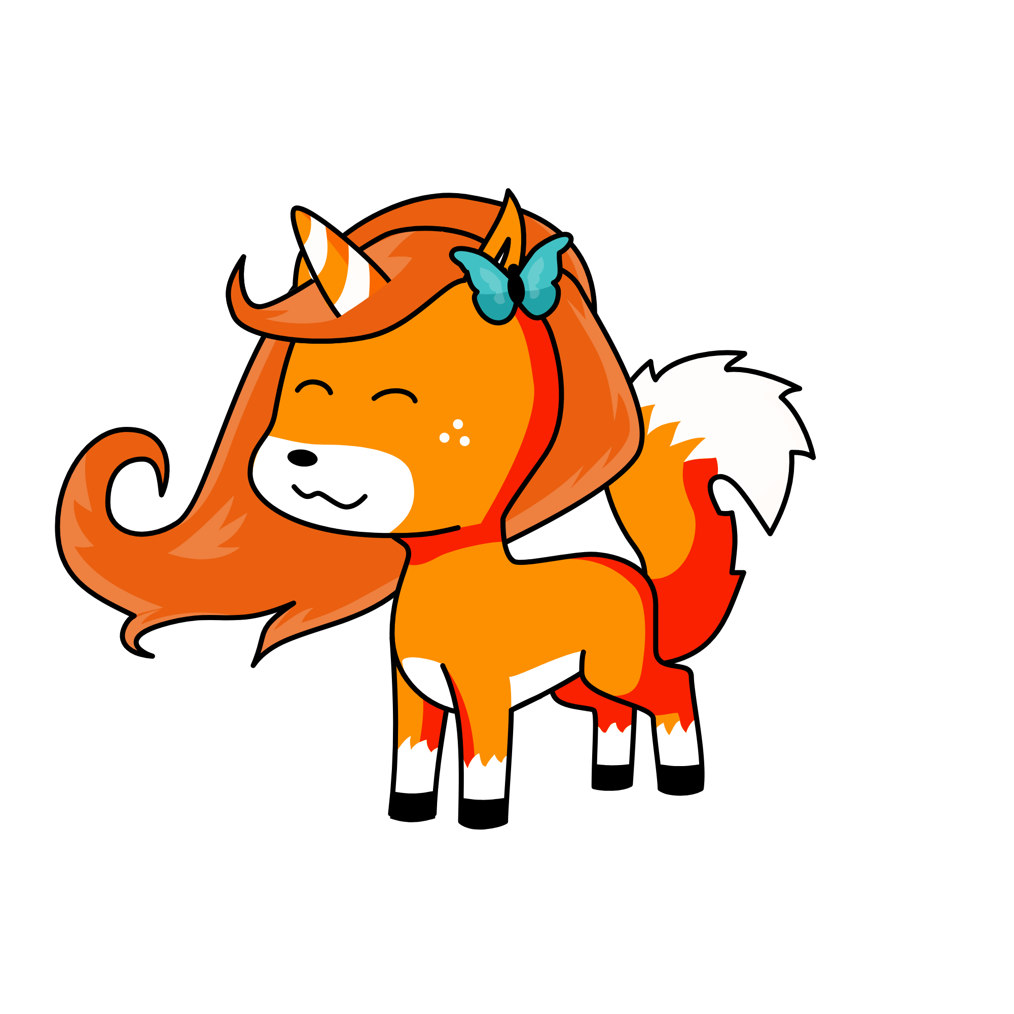 Foxy, the unicorn