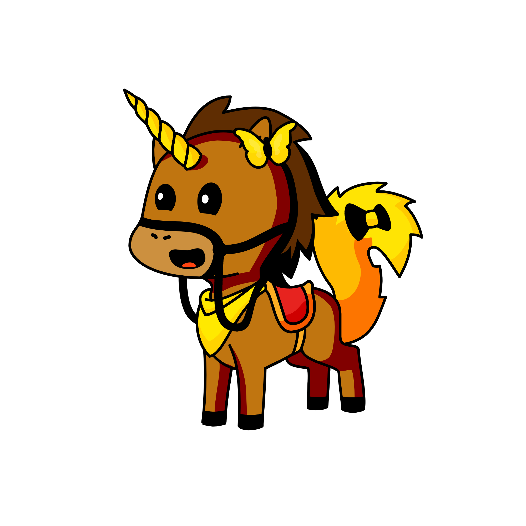 Brownie, the unicorn