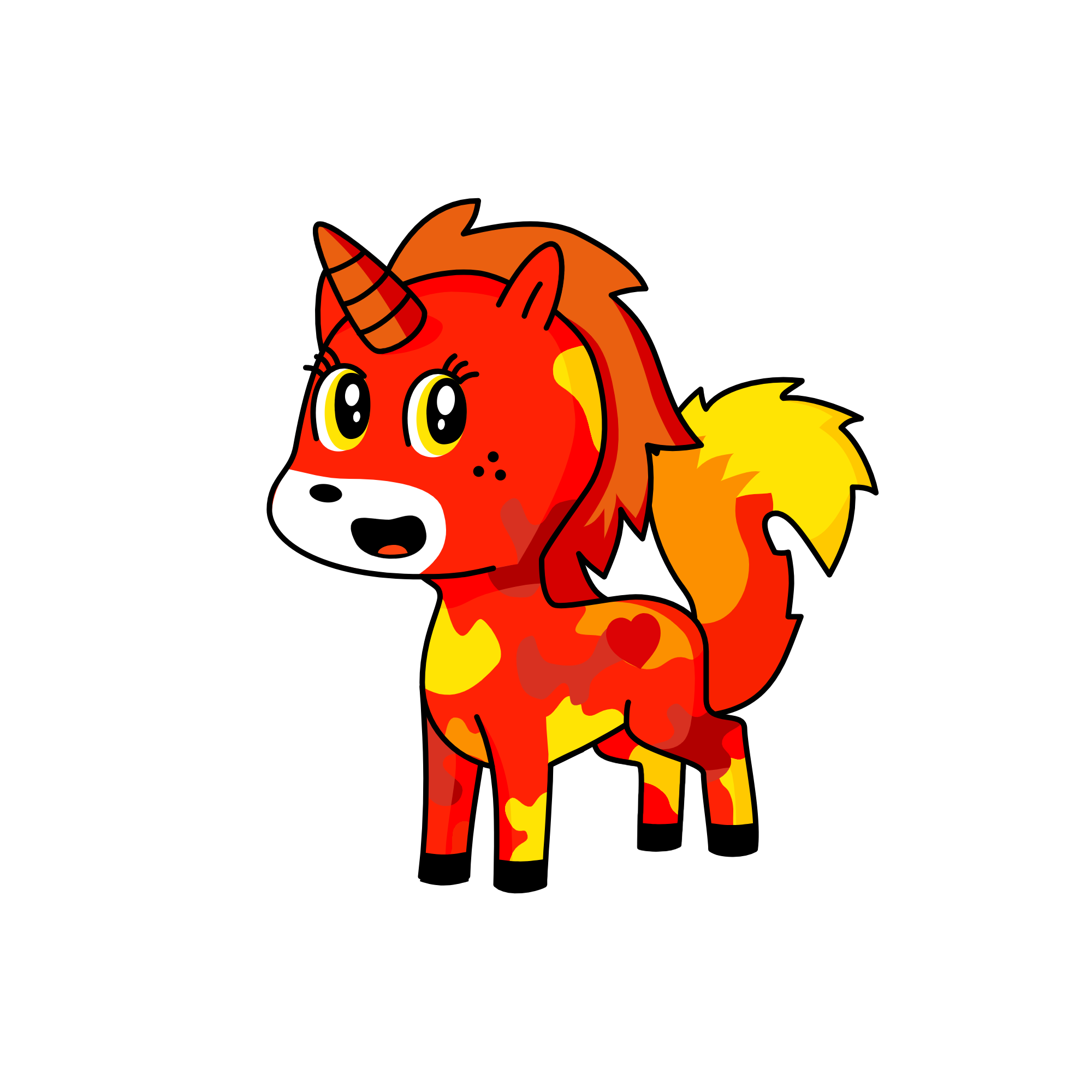 fire, the unicorn