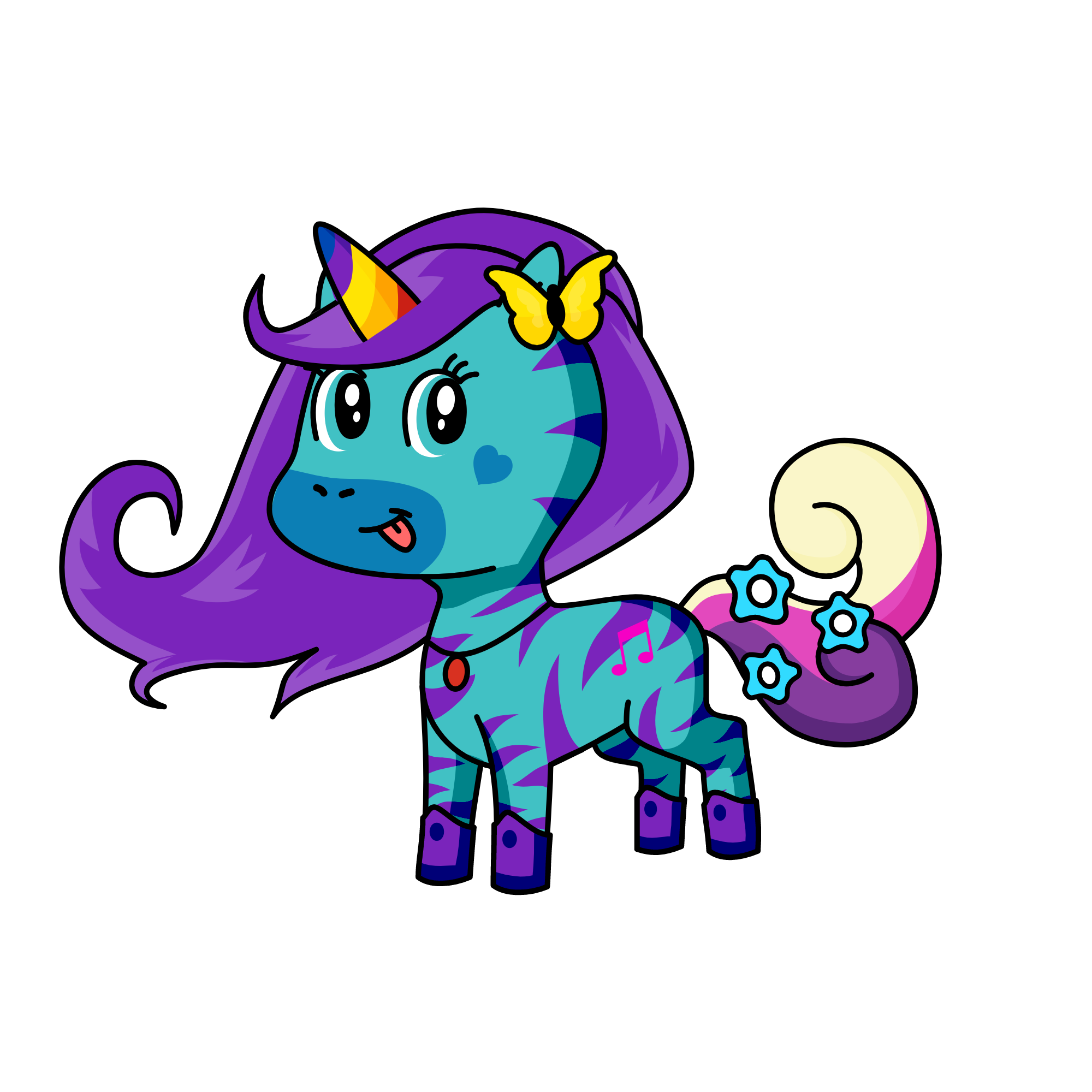 arc en ciel, the unicorn