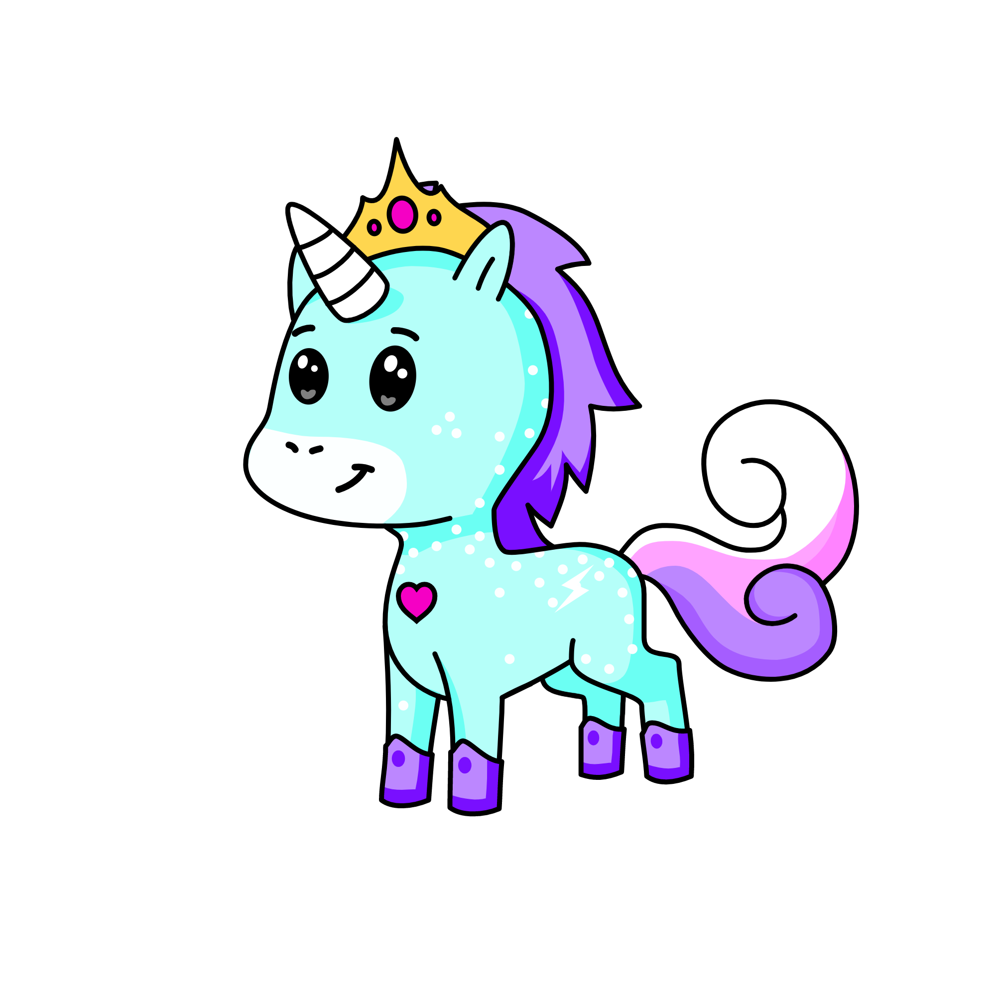 Pibly, the unicorn
